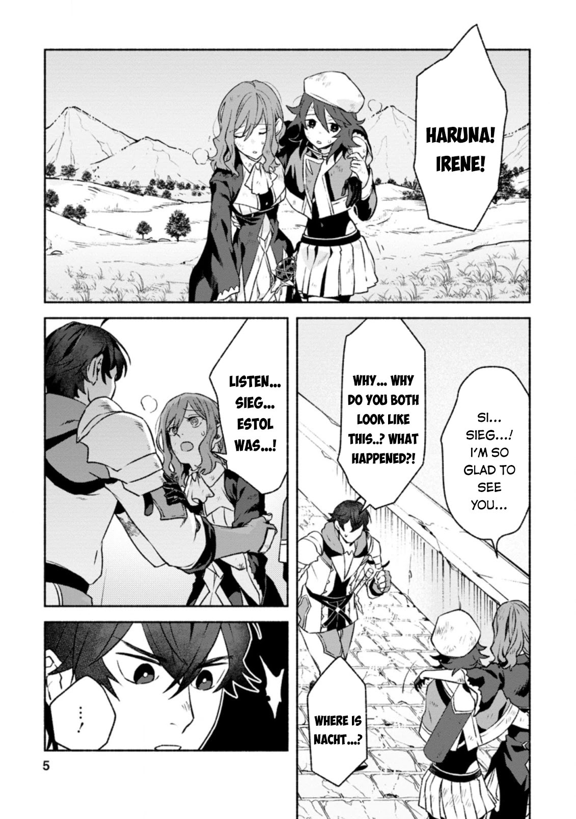 Sono Monban, Saikyou Nitsuki: Tsuihou Sareta Bougyo Ryoku 9999 no Senshi, Outo no Monban Toshite Musou Suru Chapter 11 page 4 - Chapter 11