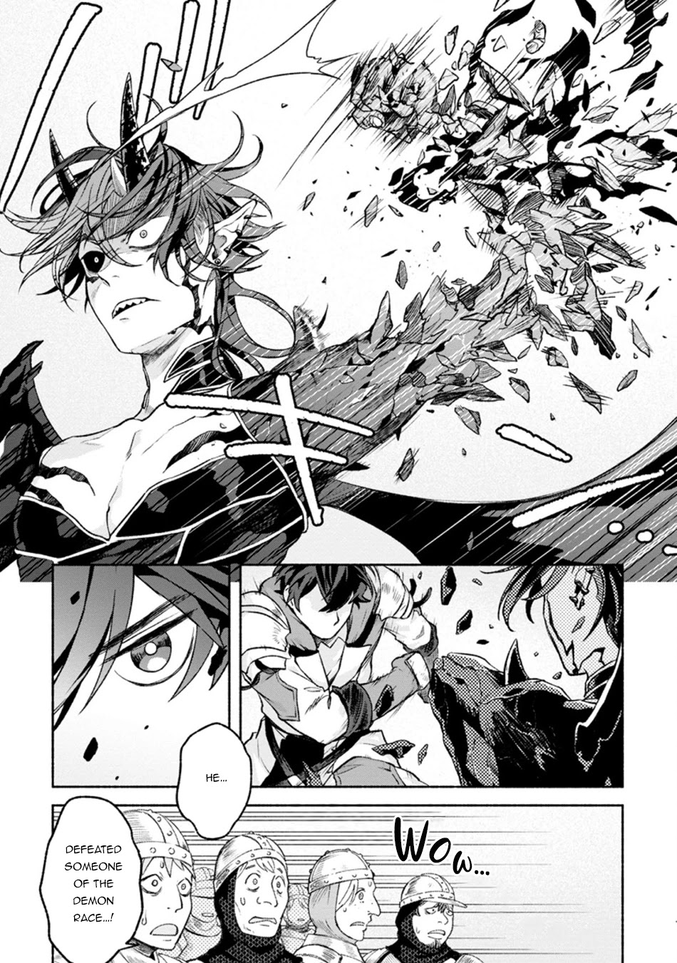 Sono Monban, Saikyou Nitsuki: Tsuihou Sareta Bougyo Ryoku 9999 no Senshi, Outo no Monban Toshite Musou Suru Chapter 12 page 20 - Chapter 12