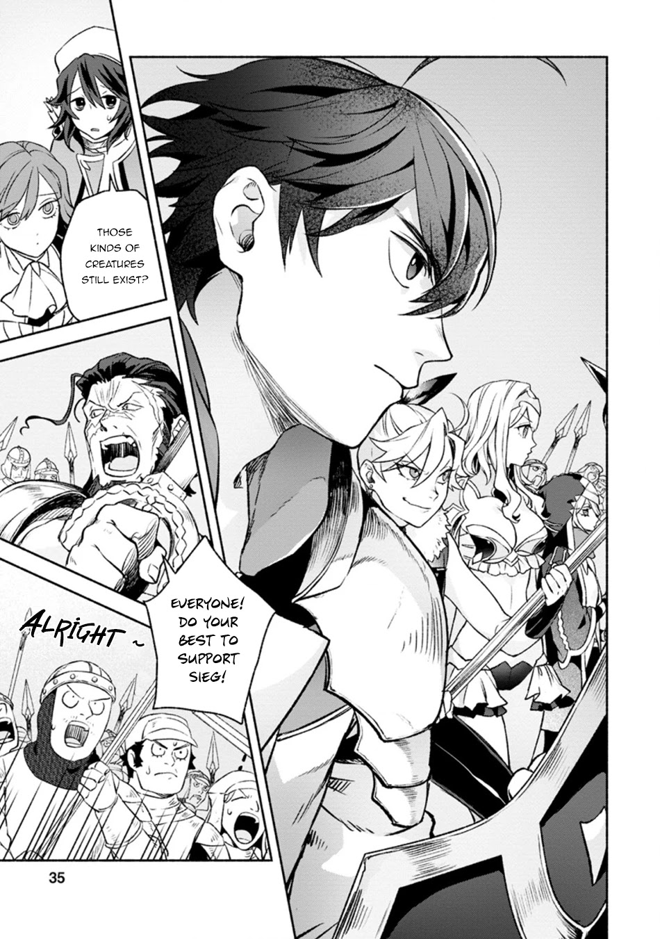 Sono Monban, Saikyou Nitsuki: Tsuihou Sareta Bougyo Ryoku 9999 no Senshi, Outo no Monban Toshite Musou Suru Chapter 12 page 4 - Chapter 12