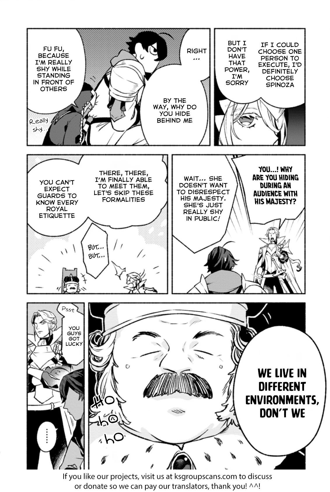 Sono Monban, Saikyou Nitsuki: Tsuihou Sareta Bougyo Ryoku 9999 no Senshi, Outo no Monban Toshite Musou Suru Chapter 14.1 page 11 - Chapter 14.1