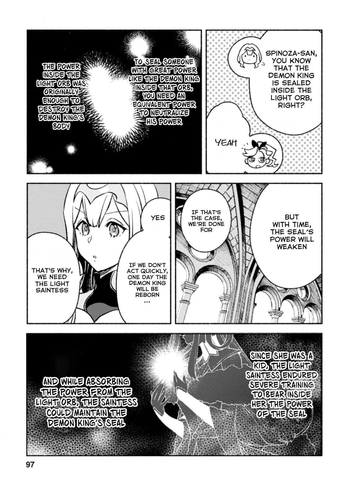 Sono Monban, Saikyou Nitsuki: Tsuihou Sareta Bougyo Ryoku 9999 no Senshi, Outo no Monban Toshite Musou Suru Chapter 14.1 page 6 - Chapter 14.1