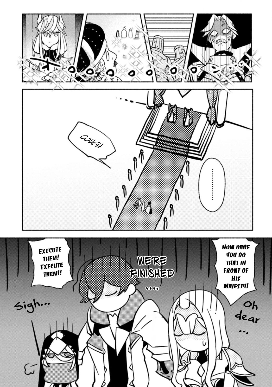 Sono Monban, Saikyou Nitsuki: Tsuihou Sareta Bougyo Ryoku 9999 no Senshi, Outo no Monban Toshite Musou Suru Chapter 14.2 page 3 - Chapter 14.2