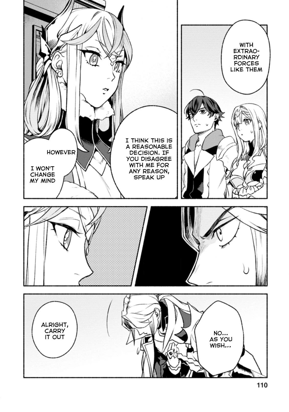 Sono Monban, Saikyou Nitsuki: Tsuihou Sareta Bougyo Ryoku 9999 no Senshi, Outo no Monban Toshite Musou Suru Chapter 14.2 page 9 - Chapter 14.2