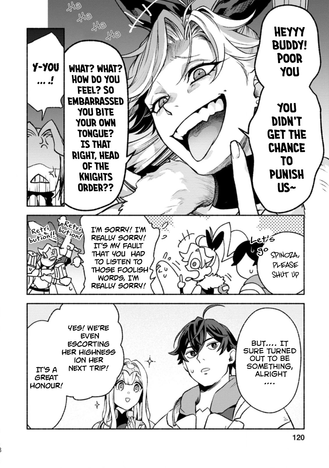 Sono Monban, Saikyou Nitsuki: Tsuihou Sareta Bougyo Ryoku 9999 no Senshi, Outo no Monban Toshite Musou Suru Chapter 14.3 page 9 - Chapter 14.3
