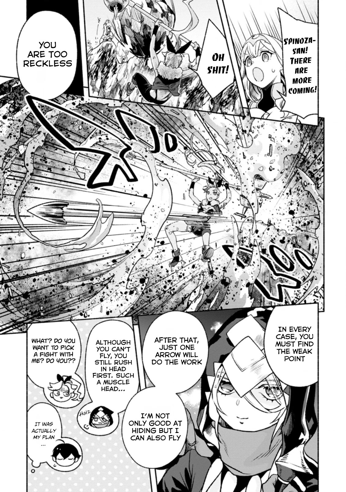 Sono Monban, Saikyou Nitsuki: Tsuihou Sareta Bougyo Ryoku 9999 no Senshi, Outo no Monban Toshite Musou Suru Chapter 15 page 11 - Chapter 15