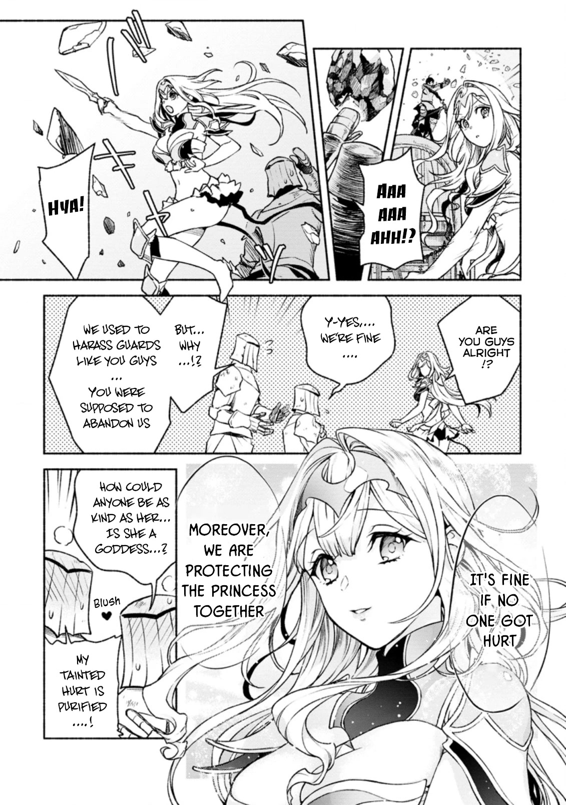 Sono Monban, Saikyou Nitsuki: Tsuihou Sareta Bougyo Ryoku 9999 no Senshi, Outo no Monban Toshite Musou Suru Chapter 15 page 15 - Chapter 15