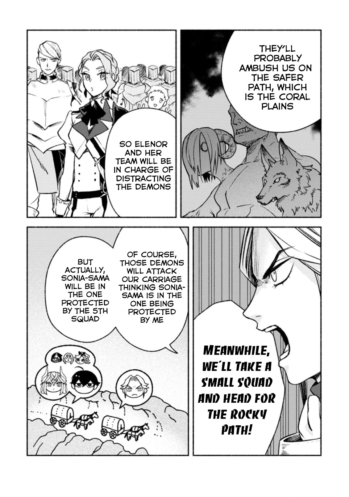 Sono Monban, Saikyou Nitsuki: Tsuihou Sareta Bougyo Ryoku 9999 no Senshi, Outo no Monban Toshite Musou Suru Chapter 15 page 3 - Chapter 15