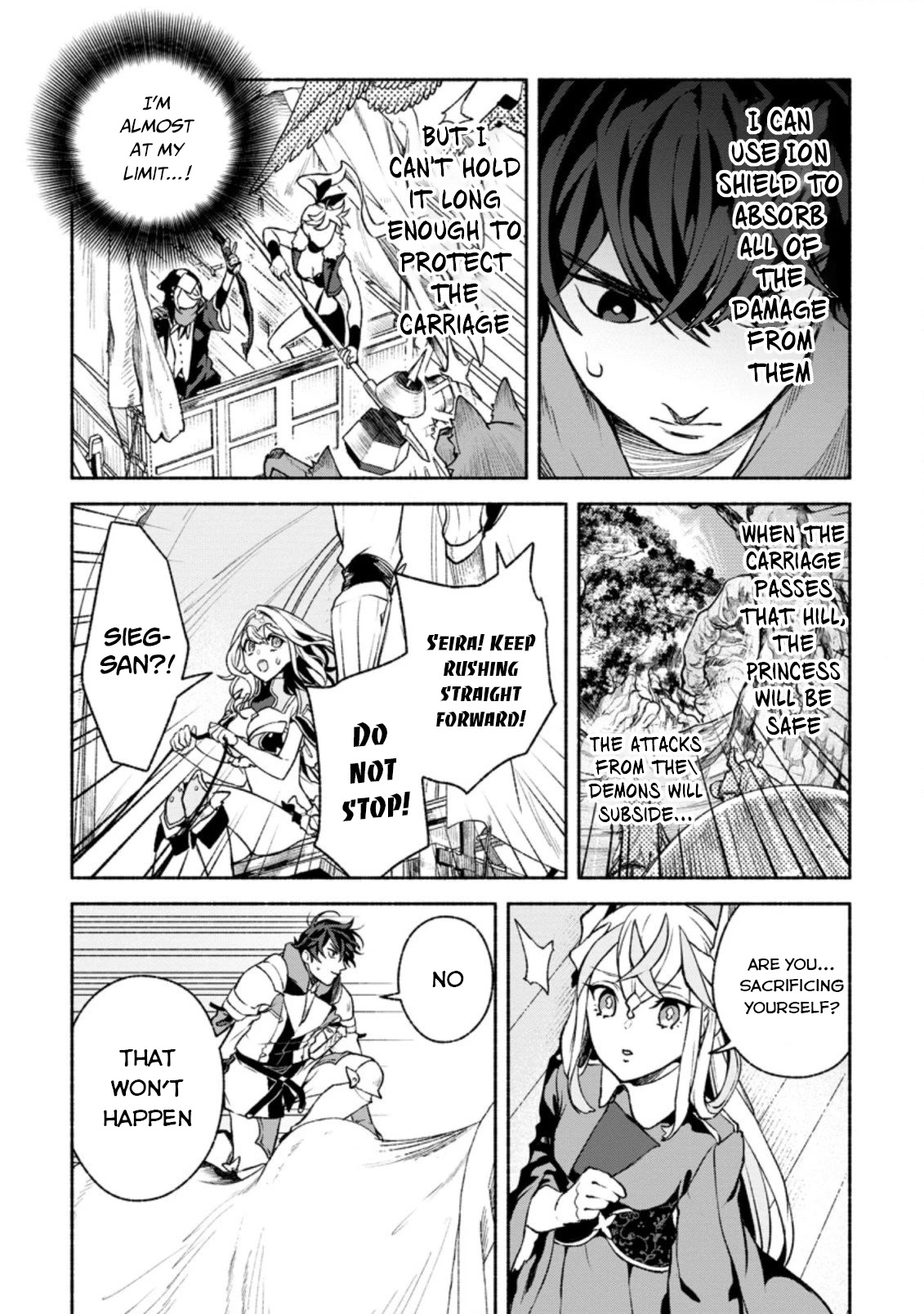 Sono Monban, Saikyou Nitsuki: Tsuihou Sareta Bougyo Ryoku 9999 no Senshi, Outo no Monban Toshite Musou Suru Chapter 15 page 31 - Chapter 15
