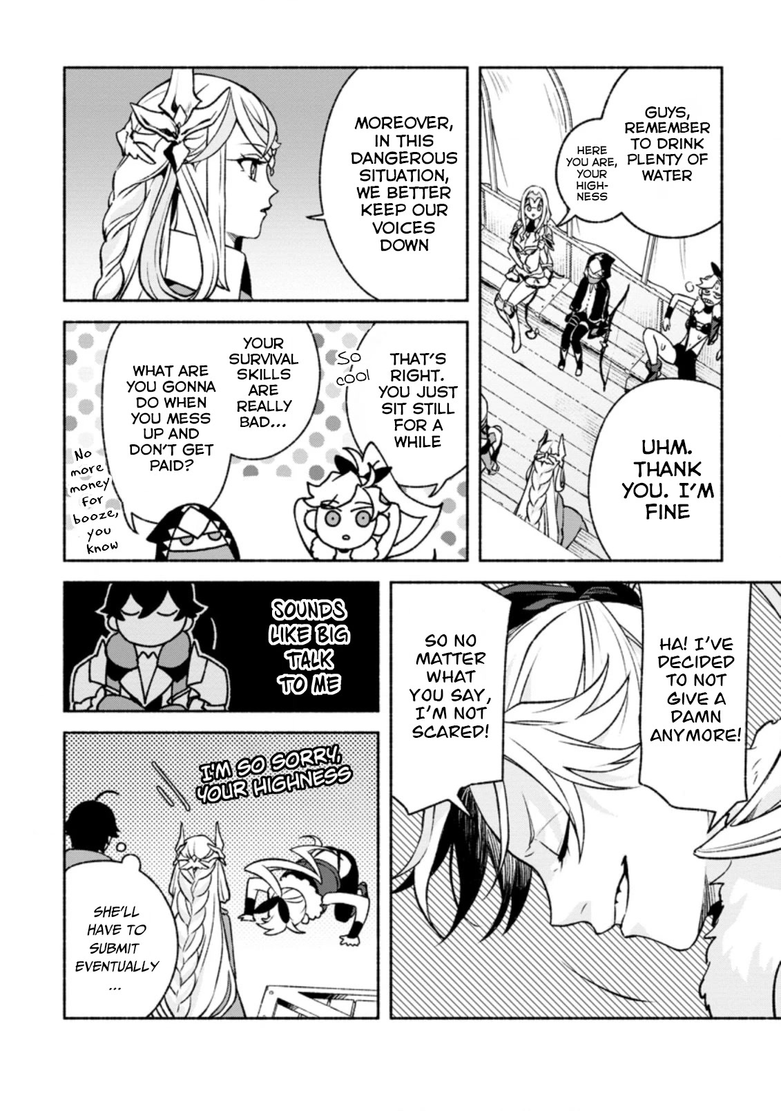 Sono Monban, Saikyou Nitsuki: Tsuihou Sareta Bougyo Ryoku 9999 no Senshi, Outo no Monban Toshite Musou Suru Chapter 15 page 6 - Chapter 15