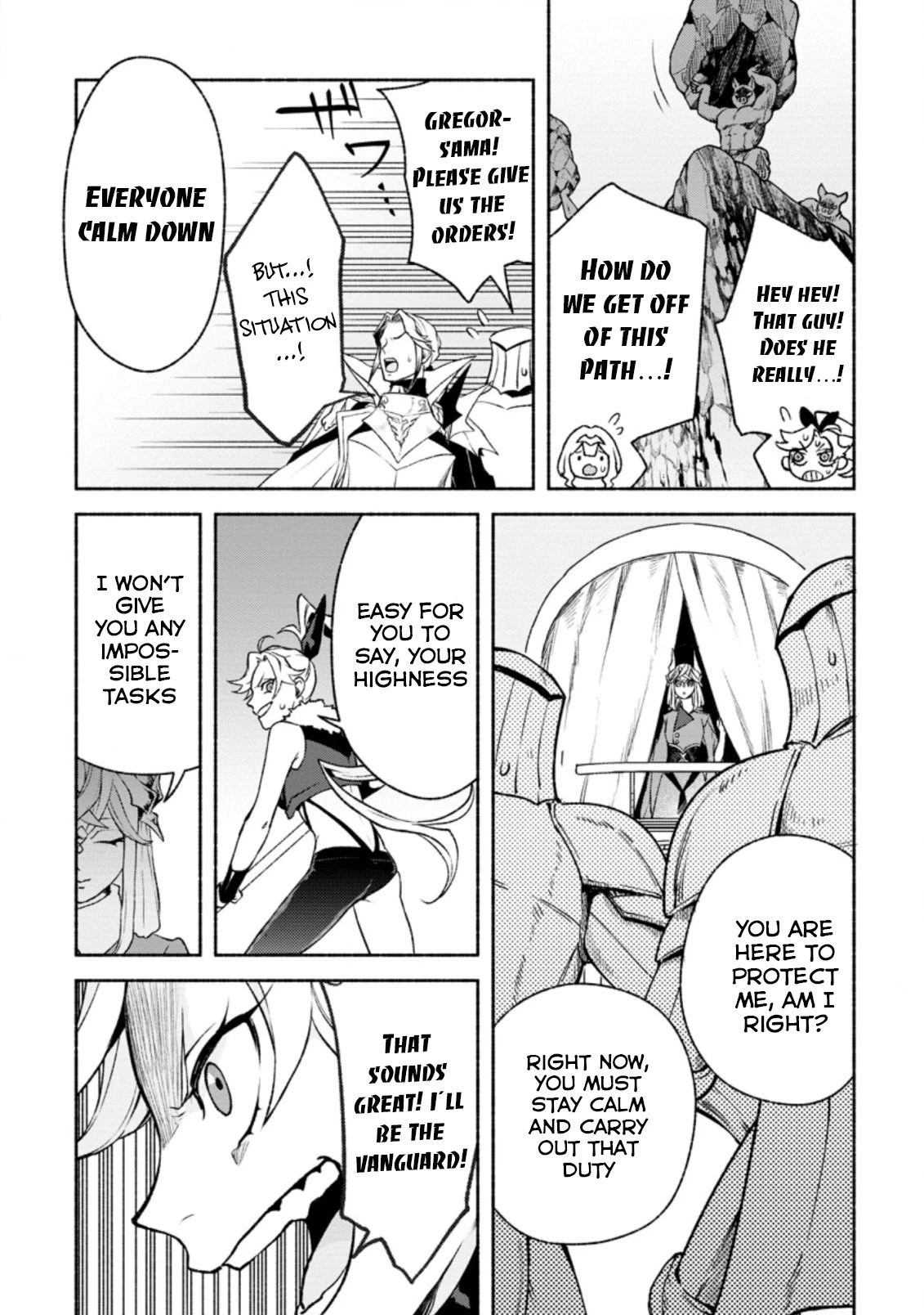 Sono Monban, Saikyou Nitsuki: Tsuihou Sareta Bougyo Ryoku 9999 no Senshi, Outo no Monban Toshite Musou Suru Chapter 15 page 8 - Chapter 15