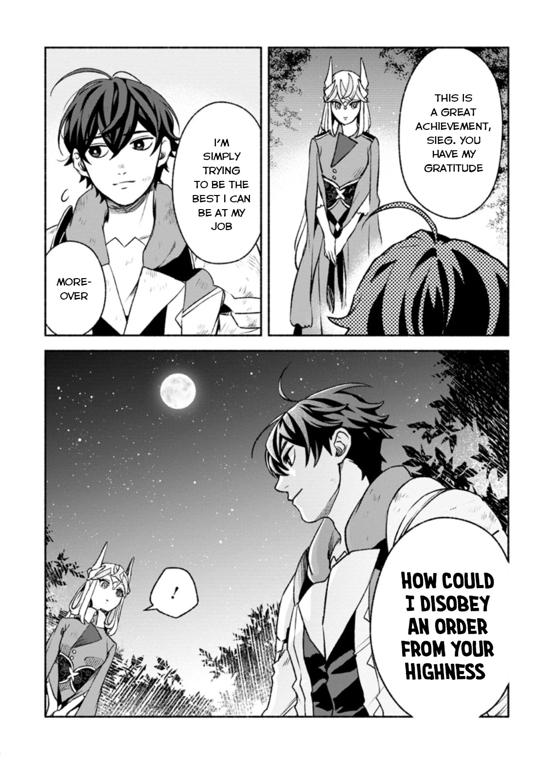 Sono Monban, Saikyou Nitsuki: Tsuihou Sareta Bougyo Ryoku 9999 no Senshi, Outo no Monban Toshite Musou Suru Chapter 16 page 11 - Chapter 16