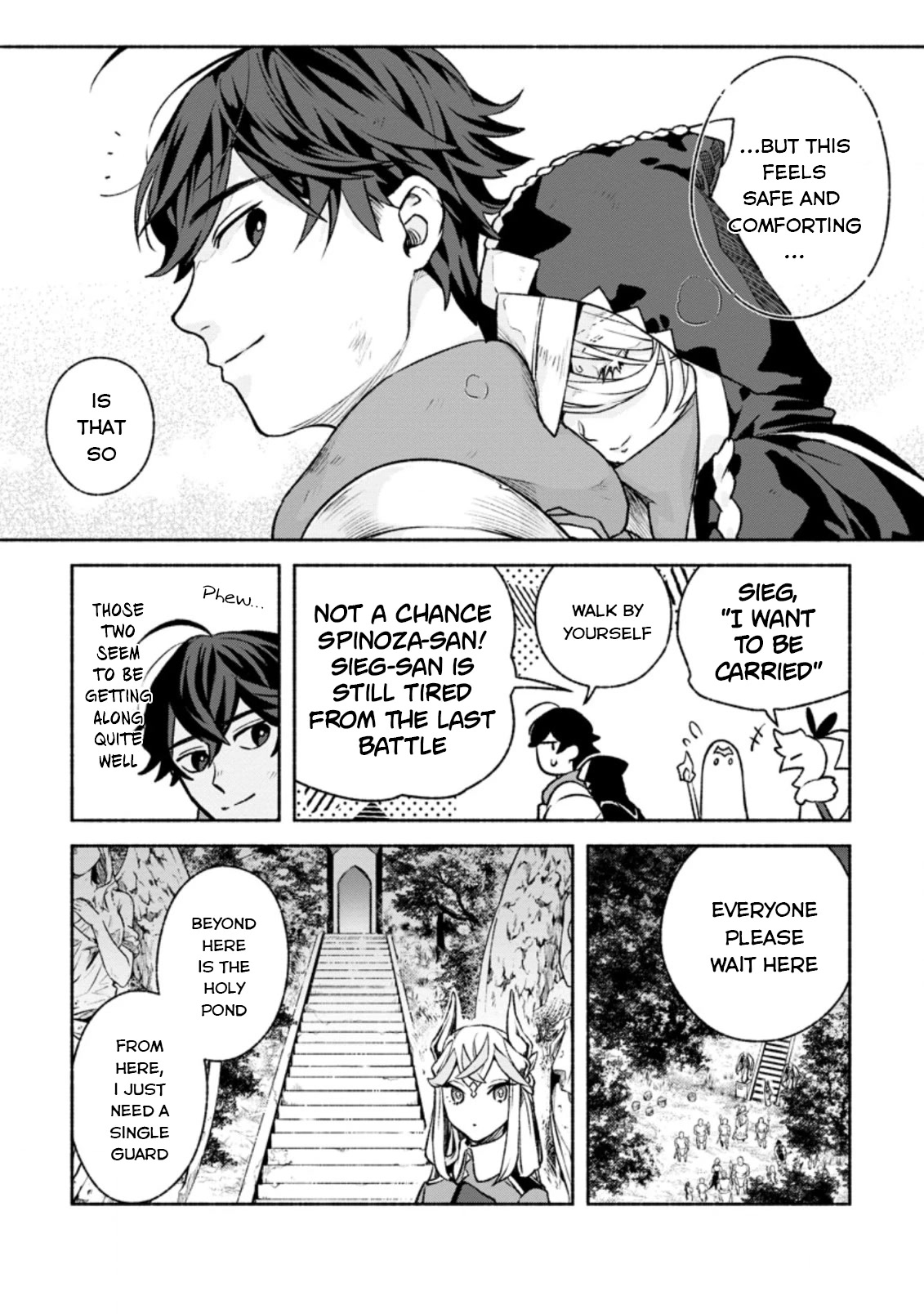 Sono Monban, Saikyou Nitsuki: Tsuihou Sareta Bougyo Ryoku 9999 no Senshi, Outo no Monban Toshite Musou Suru Chapter 16 page 18 - Chapter 16
