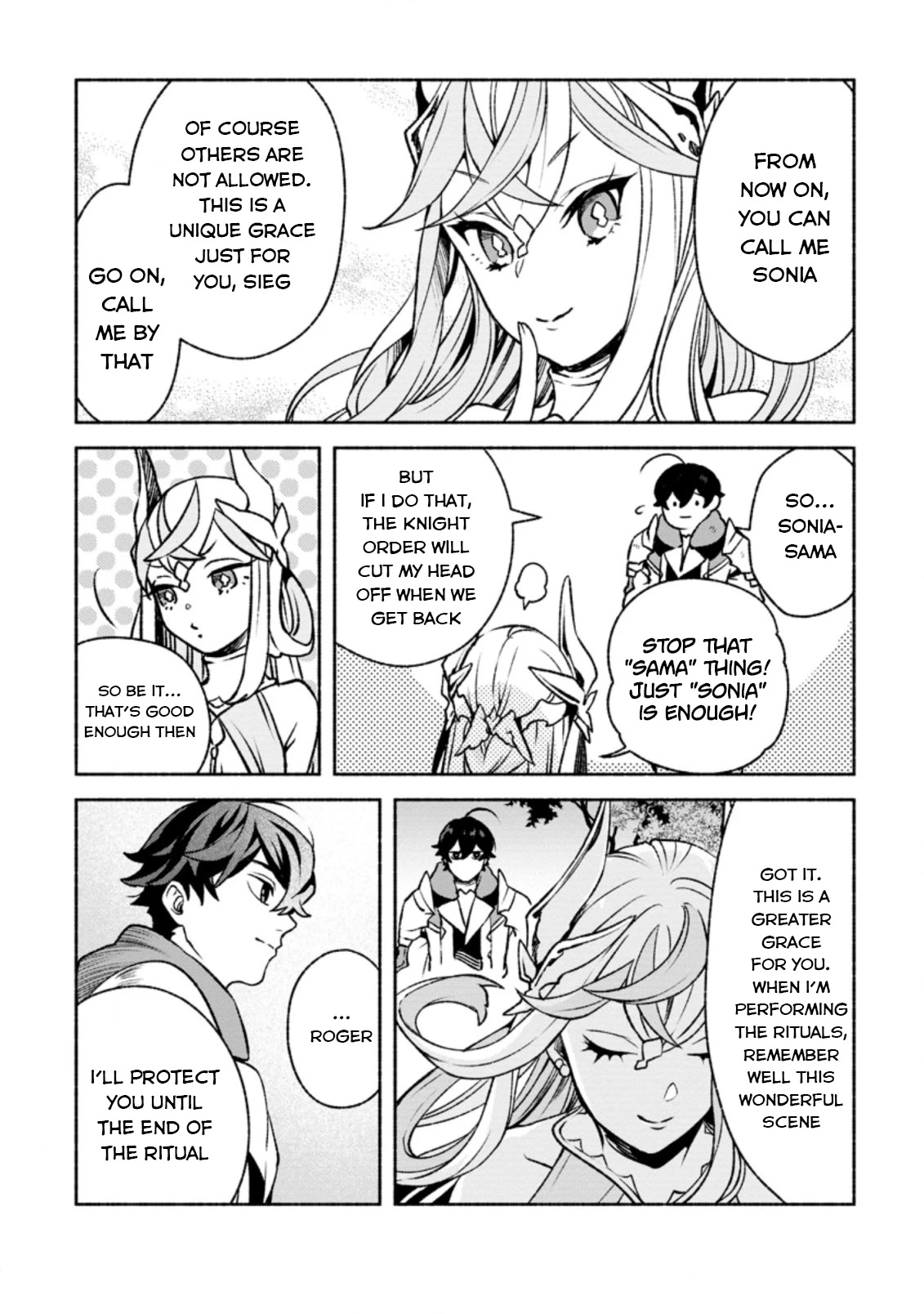 Sono Monban, Saikyou Nitsuki: Tsuihou Sareta Bougyo Ryoku 9999 no Senshi, Outo no Monban Toshite Musou Suru Chapter 16 page 25 - Chapter 16