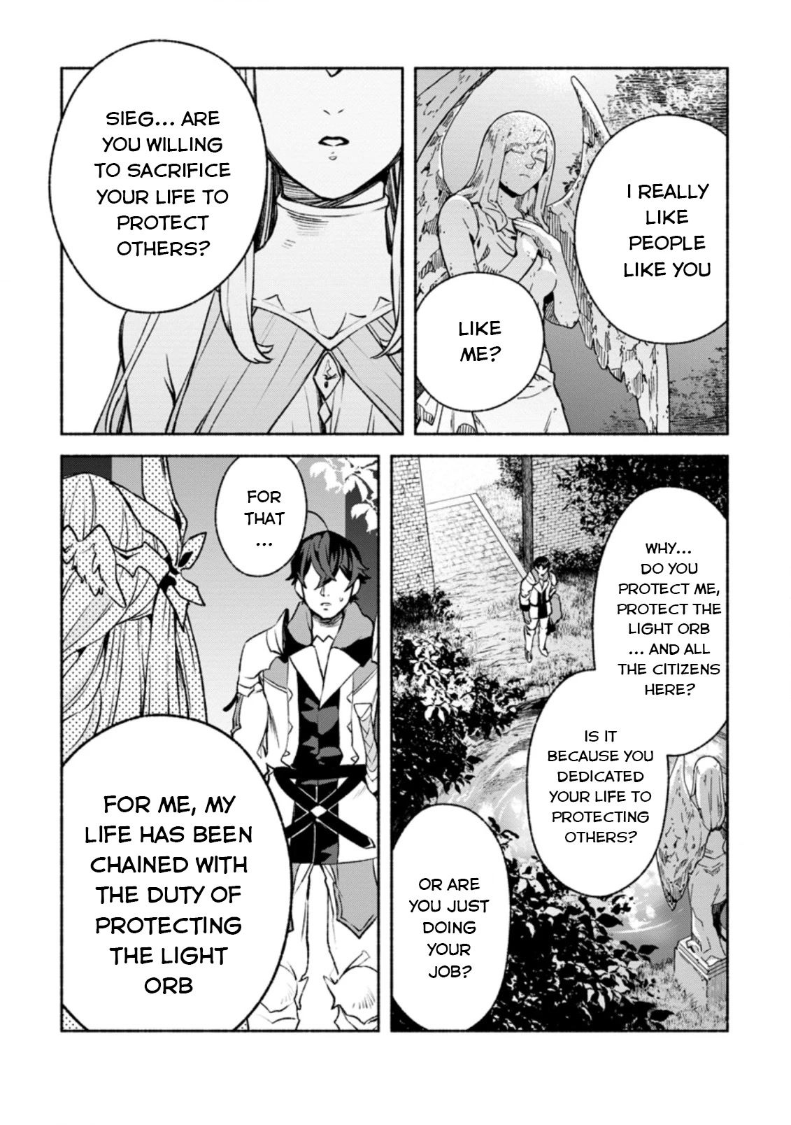 Sono Monban, Saikyou Nitsuki: Tsuihou Sareta Bougyo Ryoku 9999 no Senshi, Outo no Monban Toshite Musou Suru Chapter 16 page 28 - Chapter 16