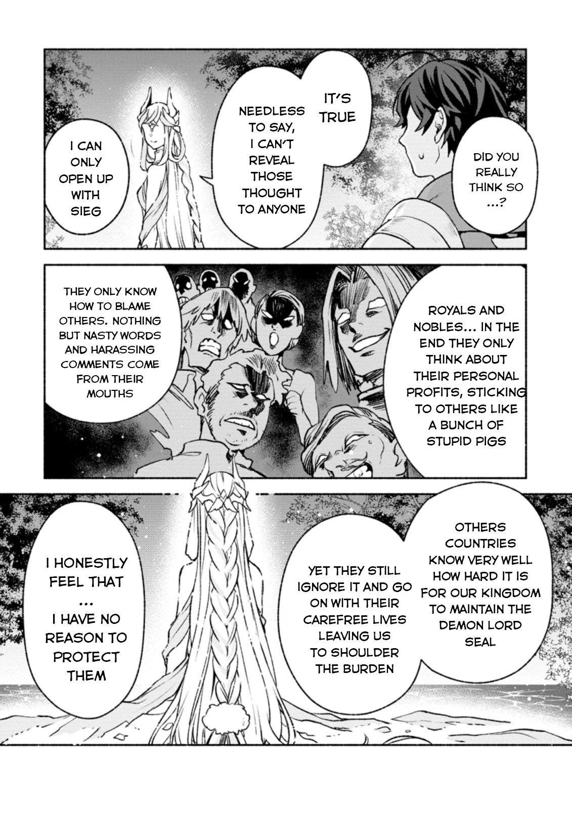 Sono Monban, Saikyou Nitsuki: Tsuihou Sareta Bougyo Ryoku 9999 no Senshi, Outo no Monban Toshite Musou Suru Chapter 16 page 30 - Chapter 16