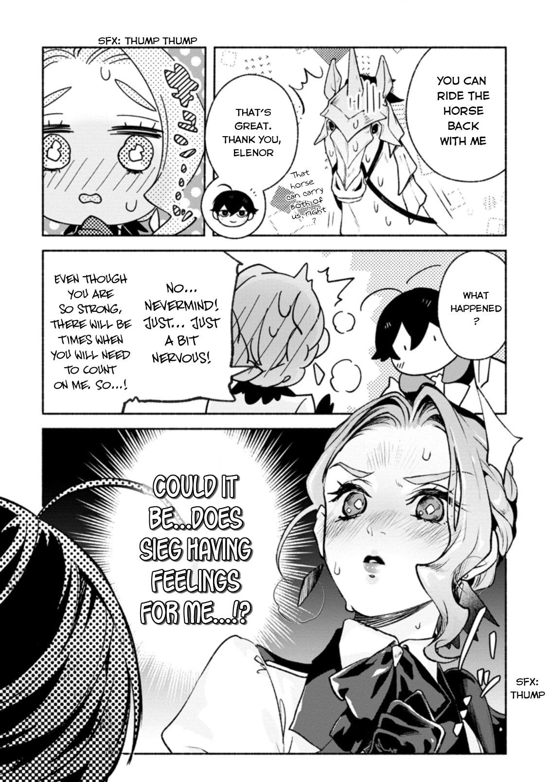 Sono Monban, Saikyou Nitsuki: Tsuihou Sareta Bougyo Ryoku 9999 no Senshi, Outo no Monban Toshite Musou Suru Chapter 16 page 8 - Chapter 16