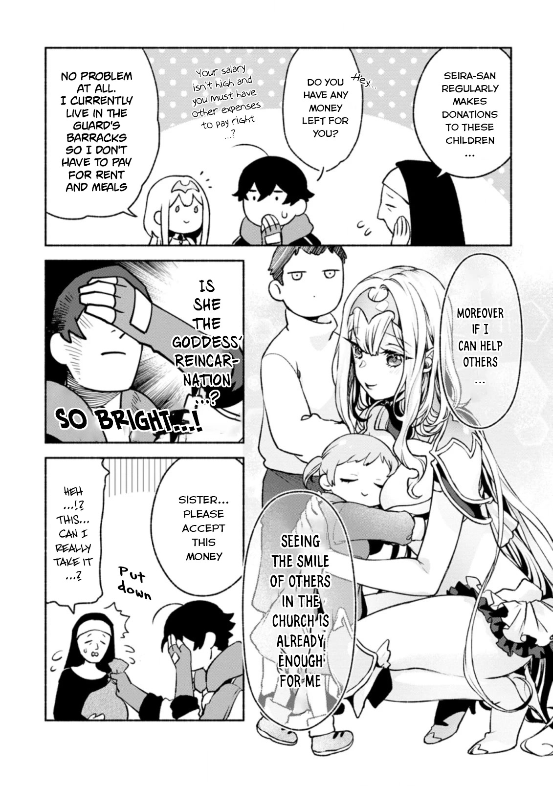 Sono Monban, Saikyou Nitsuki: Tsuihou Sareta Bougyo Ryoku 9999 no Senshi, Outo no Monban Toshite Musou Suru Chapter 17 page 23 - Chapter 17