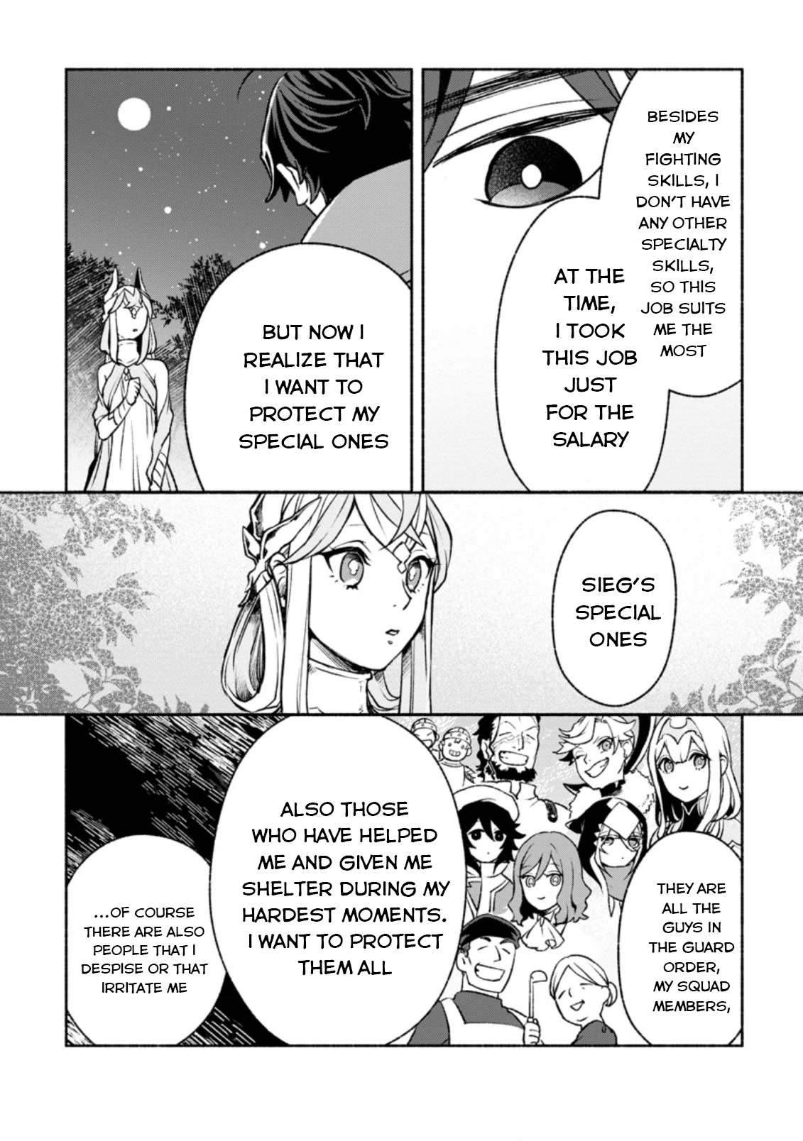 Sono Monban, Saikyou Nitsuki: Tsuihou Sareta Bougyo Ryoku 9999 no Senshi, Outo no Monban Toshite Musou Suru Chapter 17 page 3 - Chapter 17