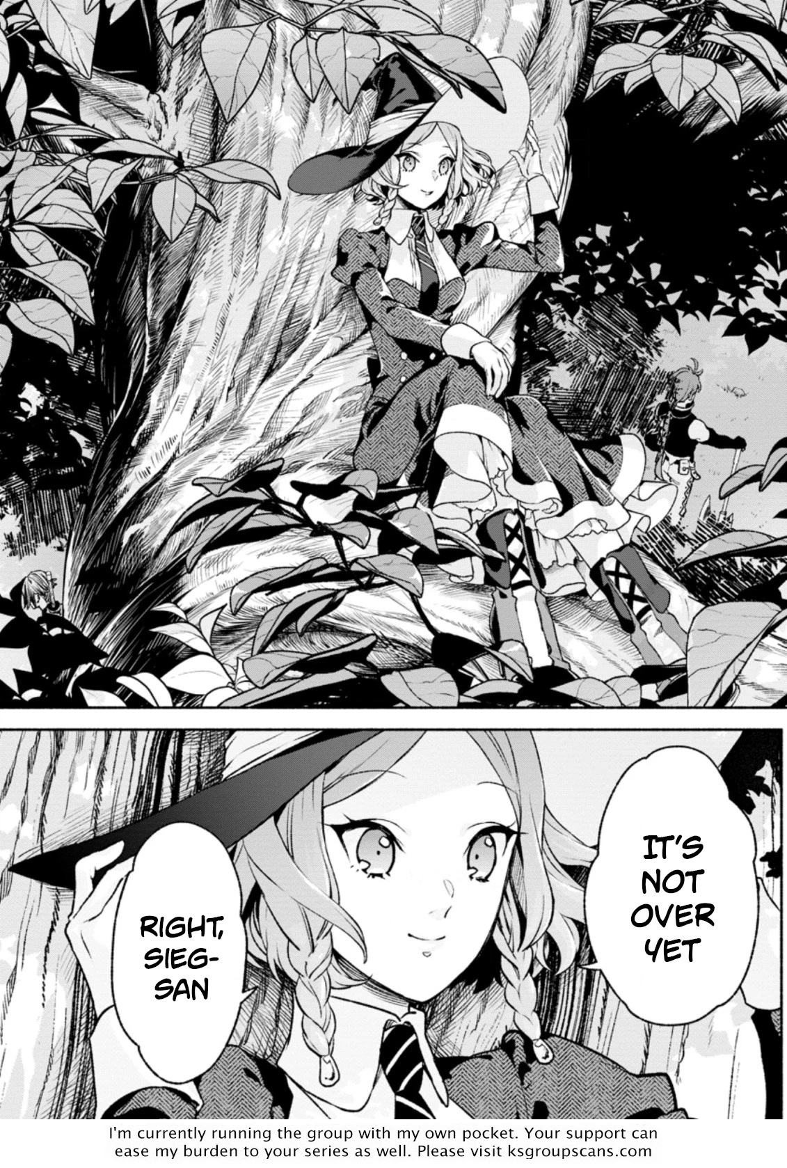 Sono Monban, Saikyou Nitsuki: Tsuihou Sareta Bougyo Ryoku 9999 no Senshi, Outo no Monban Toshite Musou Suru Chapter 17 page 32 - Chapter 17