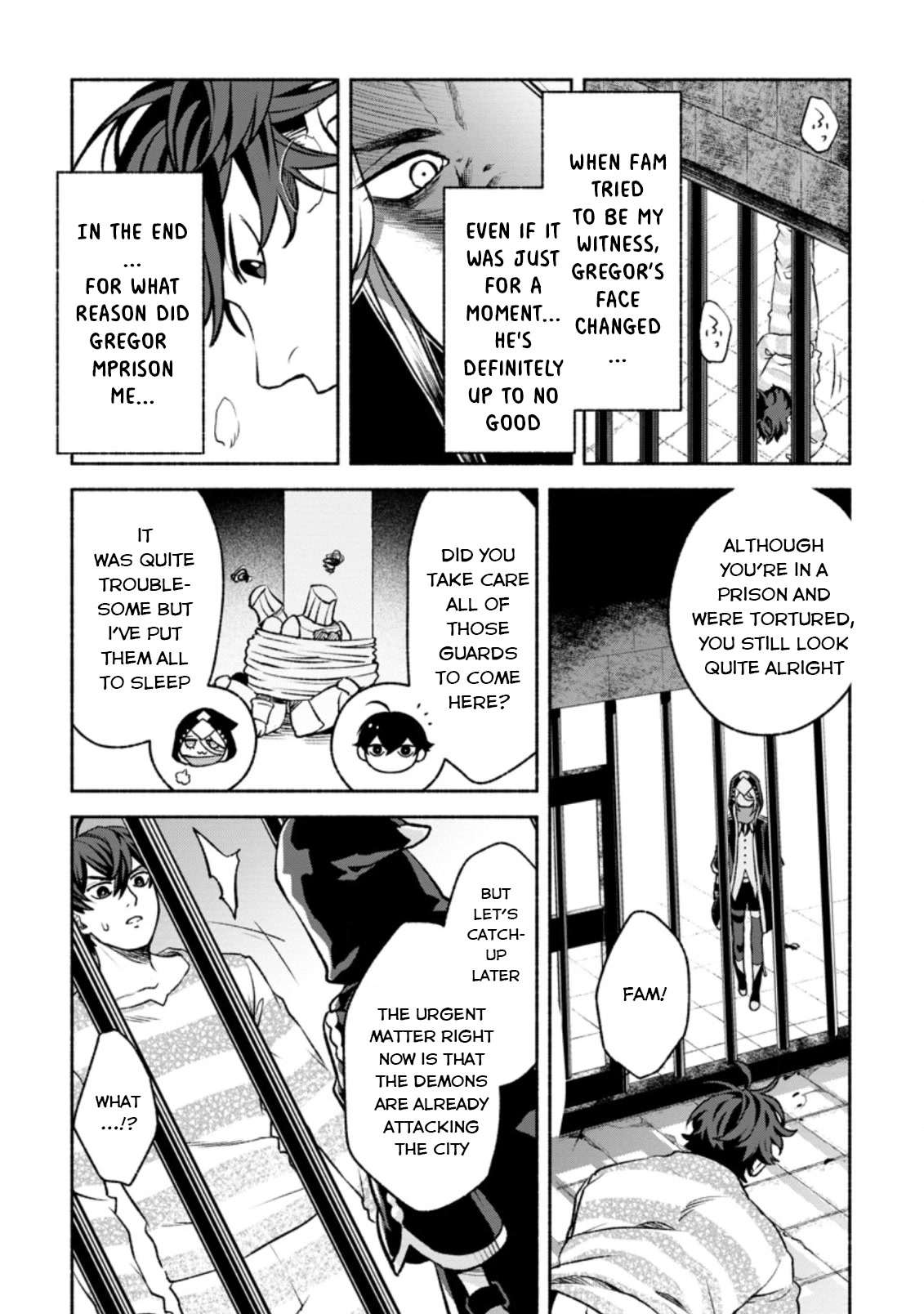 Sono Monban, Saikyou Nitsuki: Tsuihou Sareta Bougyo Ryoku 9999 no Senshi, Outo no Monban Toshite Musou Suru Chapter 18 page 24 - Chapter 18