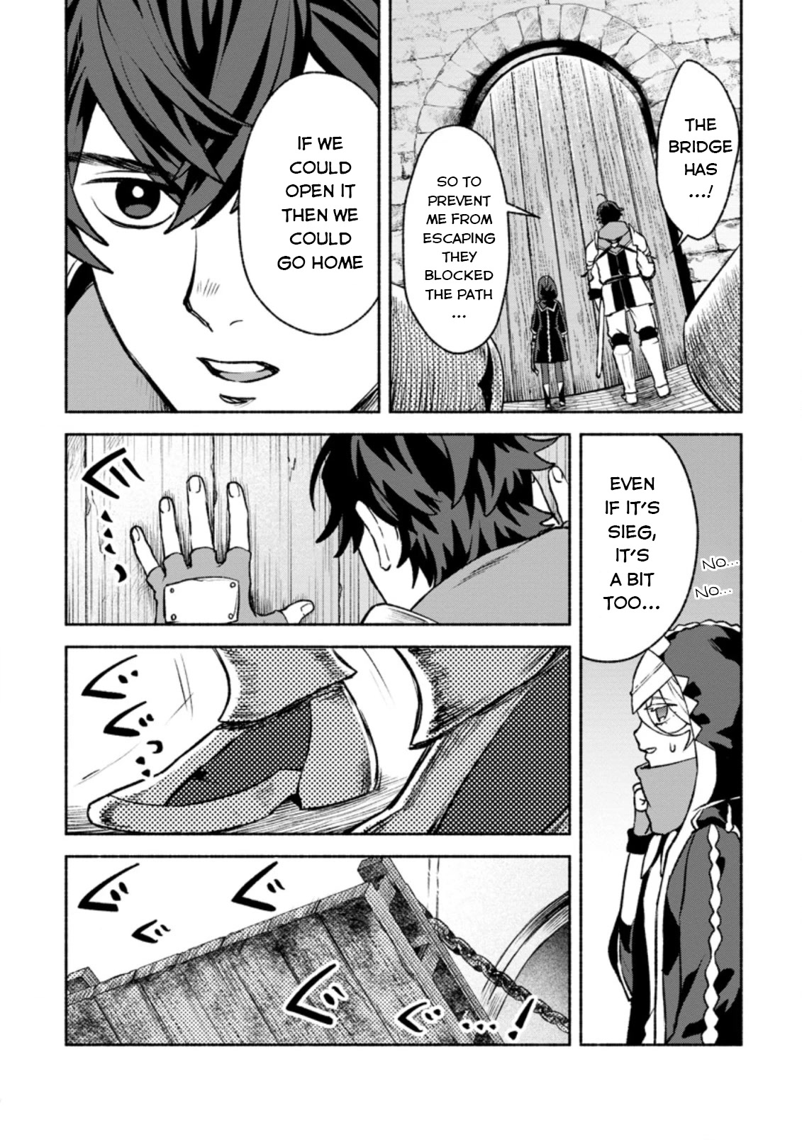Sono Monban, Saikyou Nitsuki: Tsuihou Sareta Bougyo Ryoku 9999 no Senshi, Outo no Monban Toshite Musou Suru Chapter 18 page 29 - Chapter 18