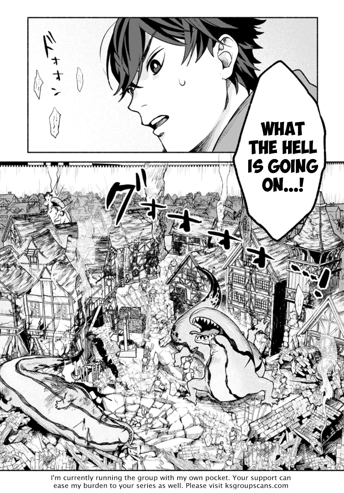 Sono Monban, Saikyou Nitsuki: Tsuihou Sareta Bougyo Ryoku 9999 no Senshi, Outo no Monban Toshite Musou Suru Chapter 18 page 31 - Chapter 18