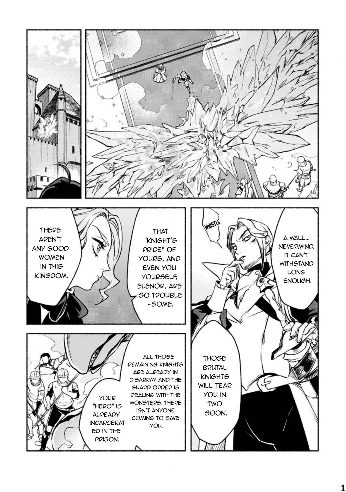 Sono Monban, Saikyou Nitsuki: Tsuihou Sareta Bougyo Ryoku 9999 no Senshi, Outo no Monban Toshite Musou Suru Chapter 19 page 12 - Chapter 19