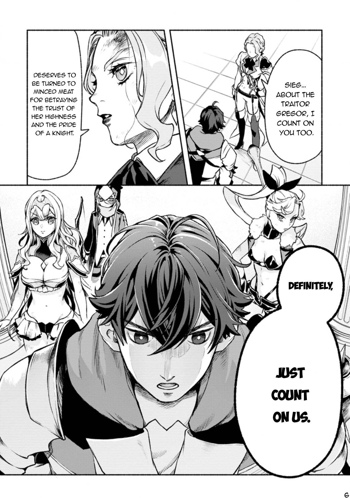 Sono Monban, Saikyou Nitsuki: Tsuihou Sareta Bougyo Ryoku 9999 no Senshi, Outo no Monban Toshite Musou Suru Chapter 19 page 26 - Chapter 19