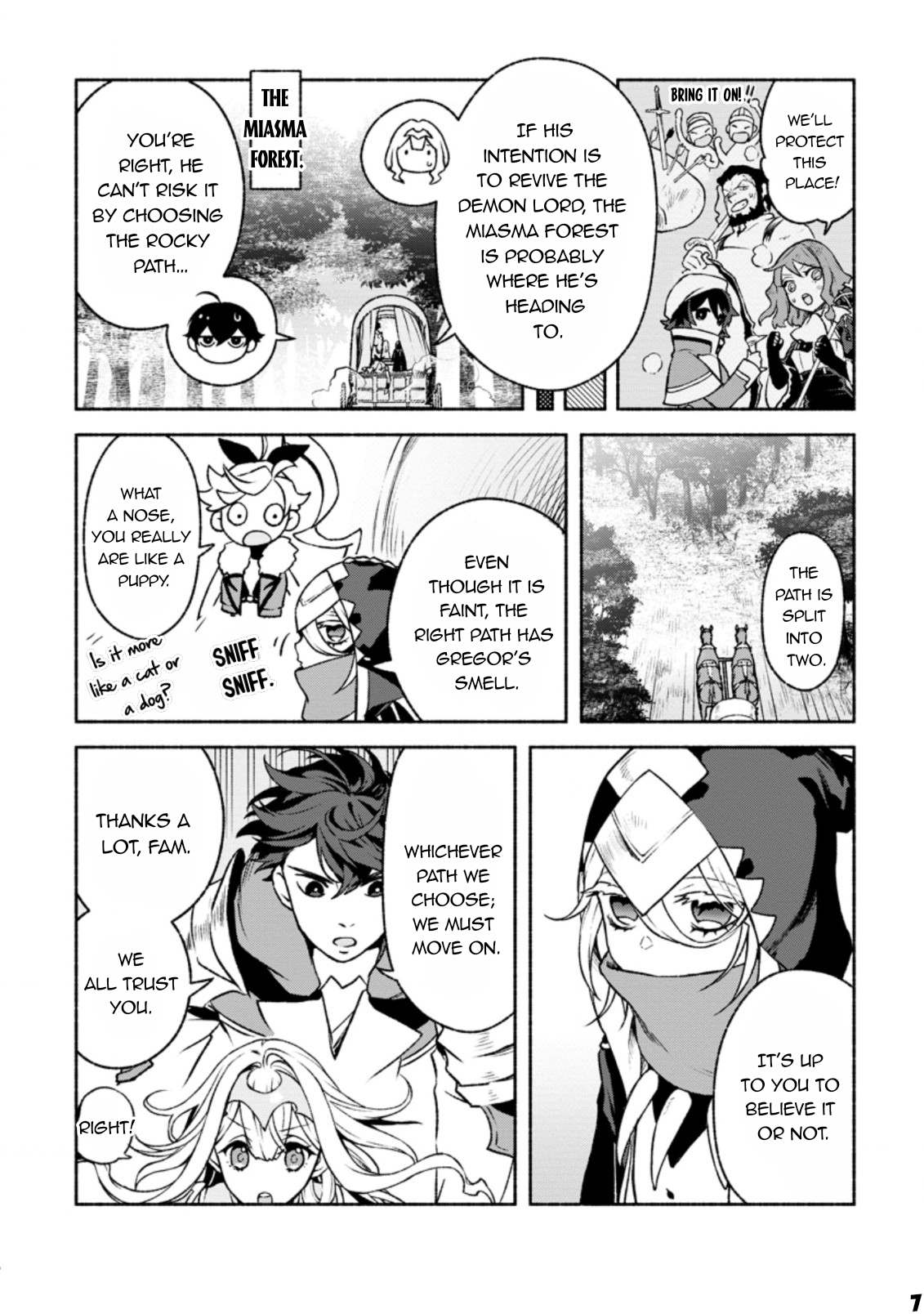 Sono Monban, Saikyou Nitsuki: Tsuihou Sareta Bougyo Ryoku 9999 no Senshi, Outo no Monban Toshite Musou Suru Chapter 19 page 27 - Chapter 19