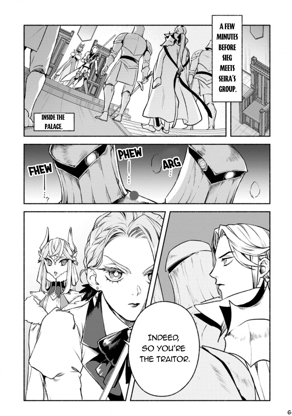 Sono Monban, Saikyou Nitsuki: Tsuihou Sareta Bougyo Ryoku 9999 no Senshi, Outo no Monban Toshite Musou Suru Chapter 19 page 7 - Chapter 19