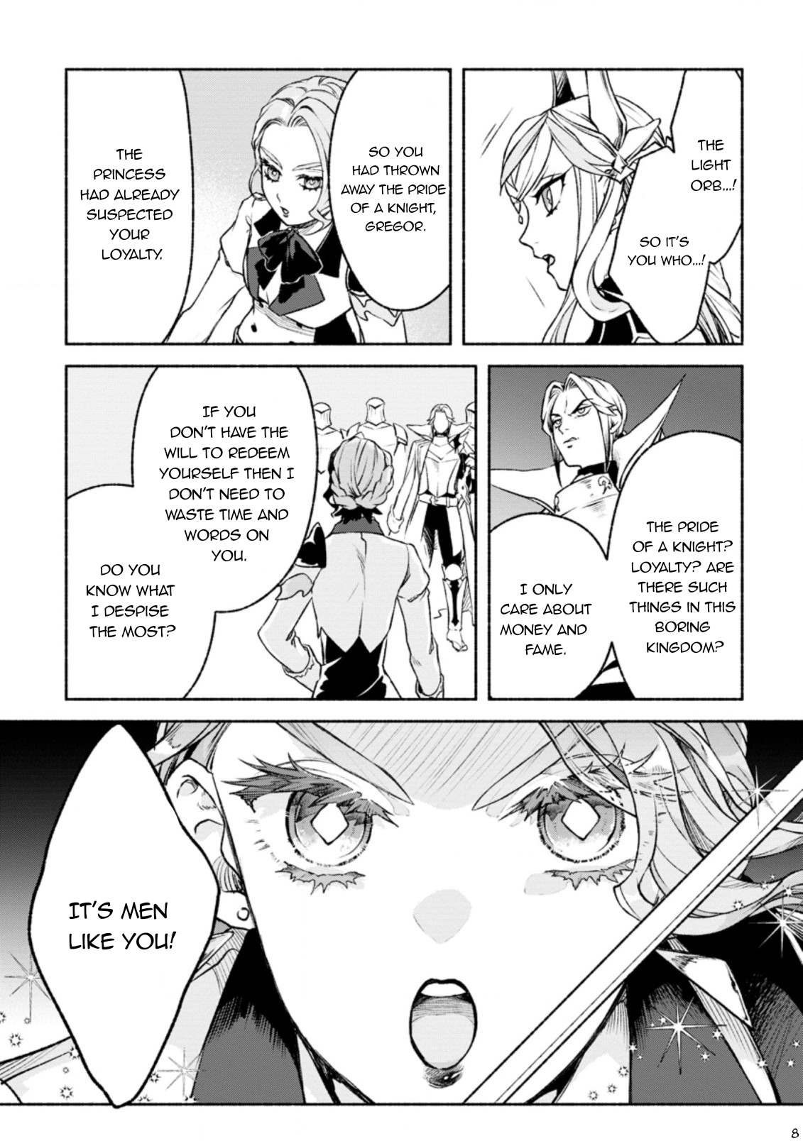 Sono Monban, Saikyou Nitsuki: Tsuihou Sareta Bougyo Ryoku 9999 no Senshi, Outo no Monban Toshite Musou Suru Chapter 19 page 9 - Chapter 19