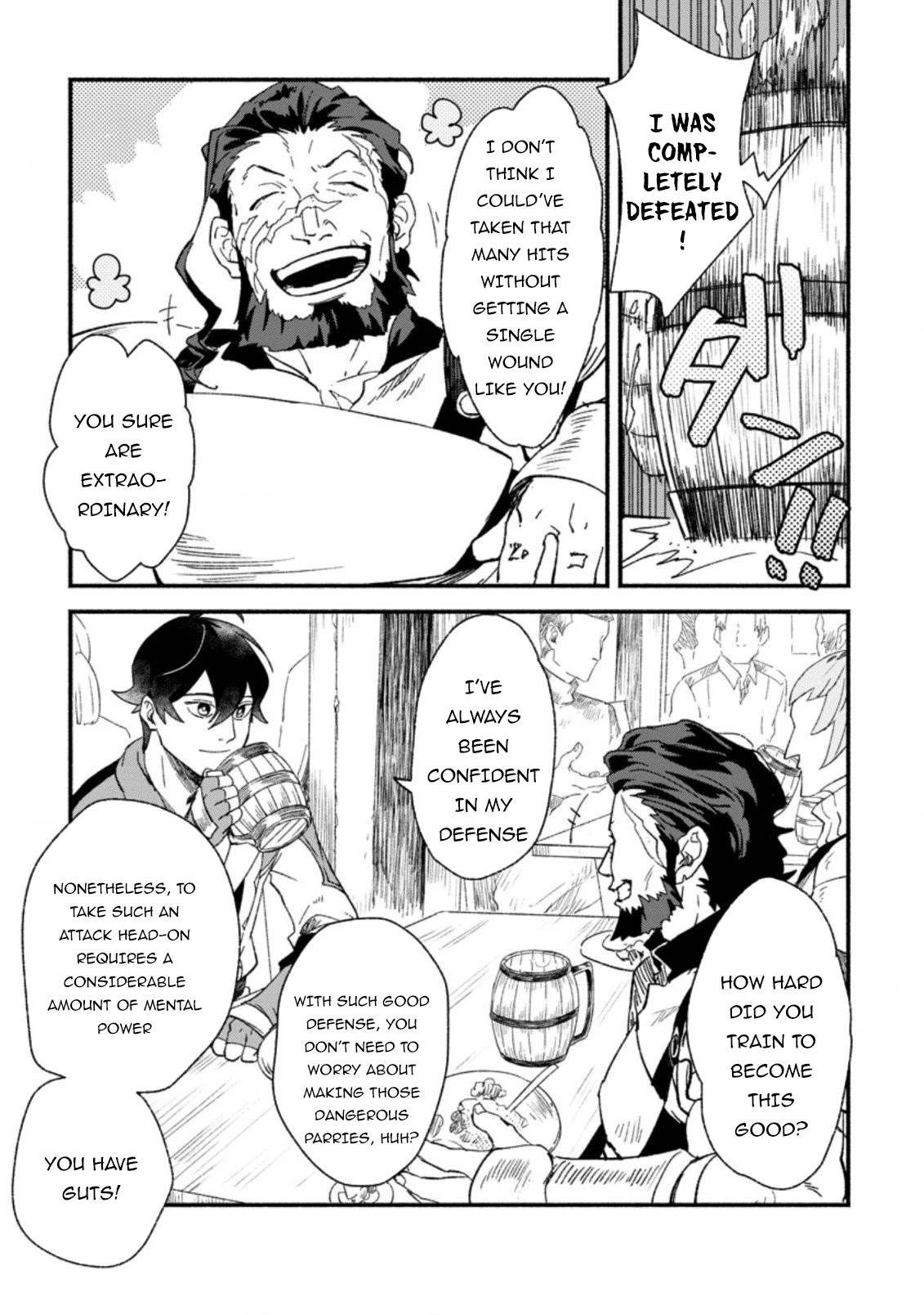 Sono Monban, Saikyou Nitsuki: Tsuihou Sareta Bougyo Ryoku 9999 no Senshi, Outo no Monban Toshite Musou Suru Chapter 2 page 18 - Chapter 2