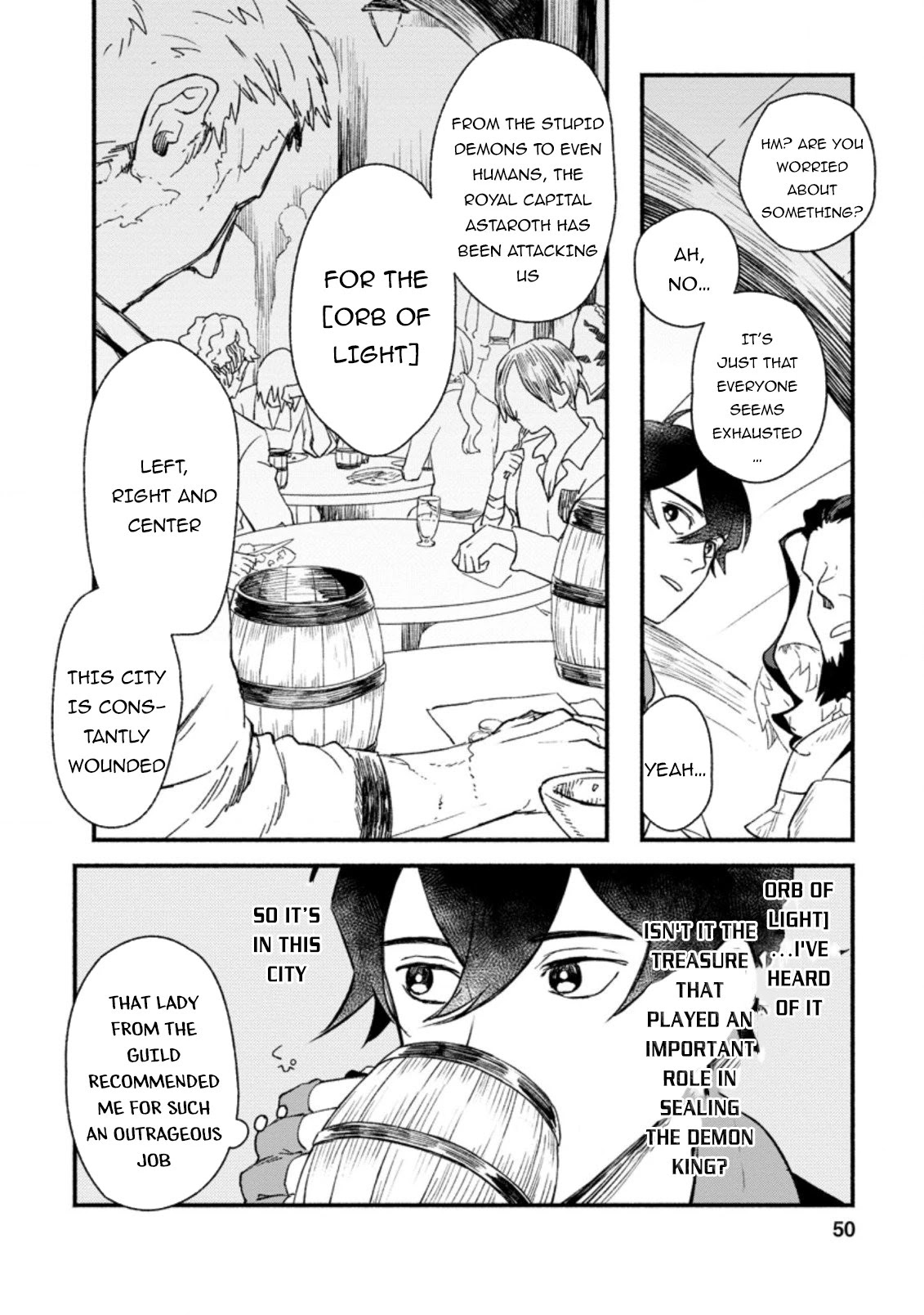 Sono Monban, Saikyou Nitsuki: Tsuihou Sareta Bougyo Ryoku 9999 no Senshi, Outo no Monban Toshite Musou Suru Chapter 2 page 19 - Chapter 2