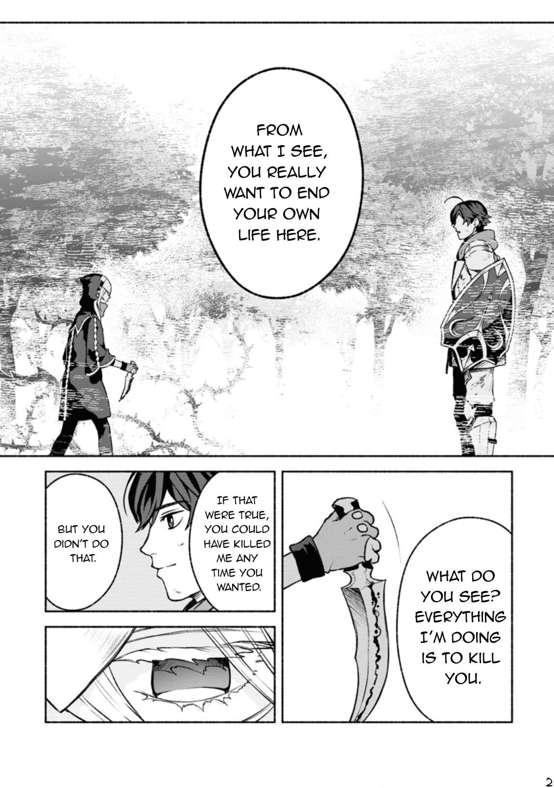 Sono Monban, Saikyou Nitsuki: Tsuihou Sareta Bougyo Ryoku 9999 no Senshi, Outo no Monban Toshite Musou Suru Chapter 20 page 25 - Chapter 20