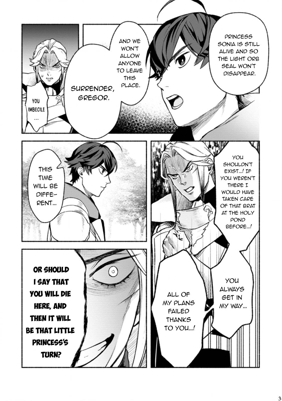 Sono Monban, Saikyou Nitsuki: Tsuihou Sareta Bougyo Ryoku 9999 no Senshi, Outo no Monban Toshite Musou Suru Chapter 20 page 4 - Chapter 20