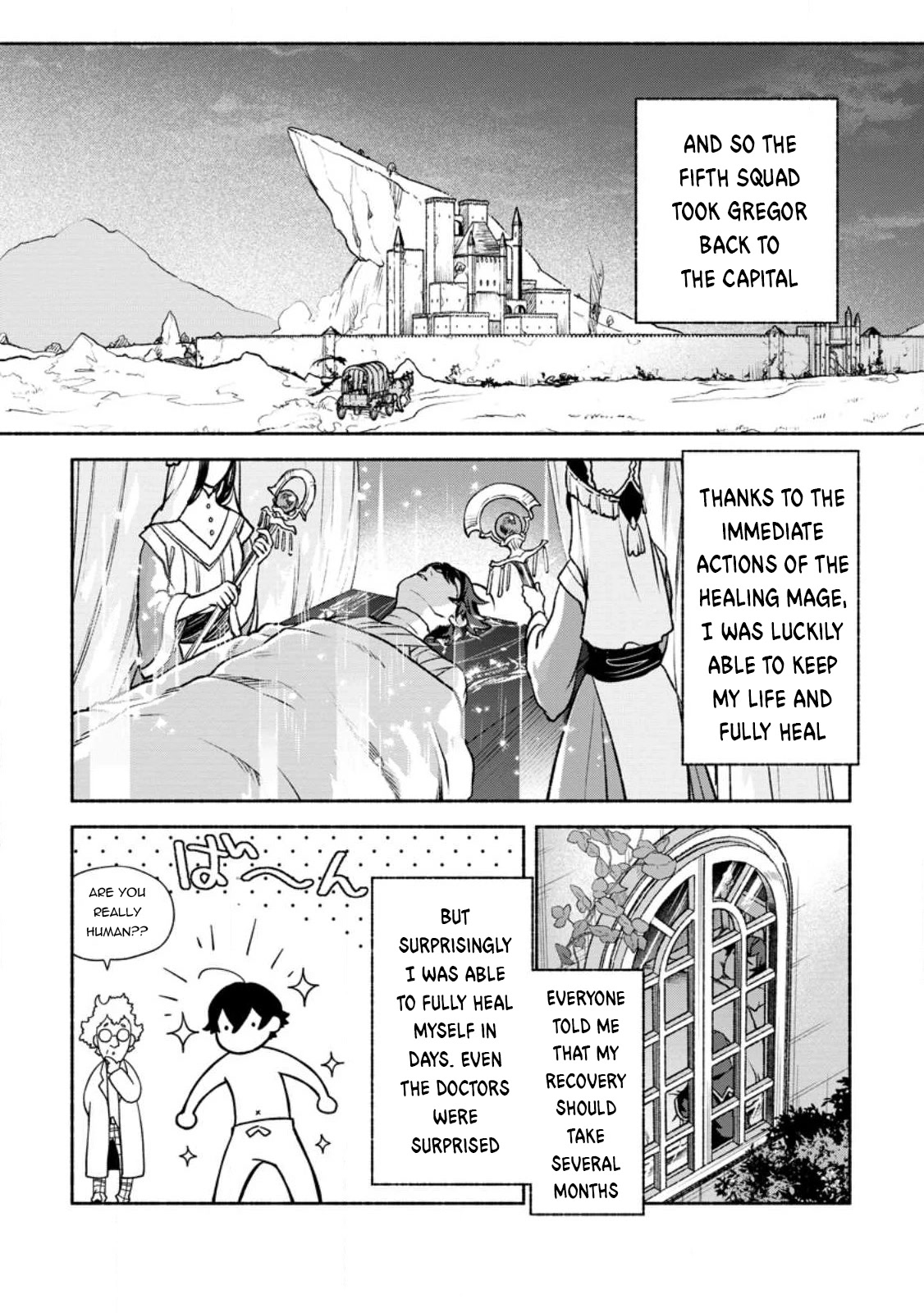Sono Monban, Saikyou Nitsuki: Tsuihou Sareta Bougyo Ryoku 9999 no Senshi, Outo no Monban Toshite Musou Suru Chapter 21 page 20 - Chapter 21