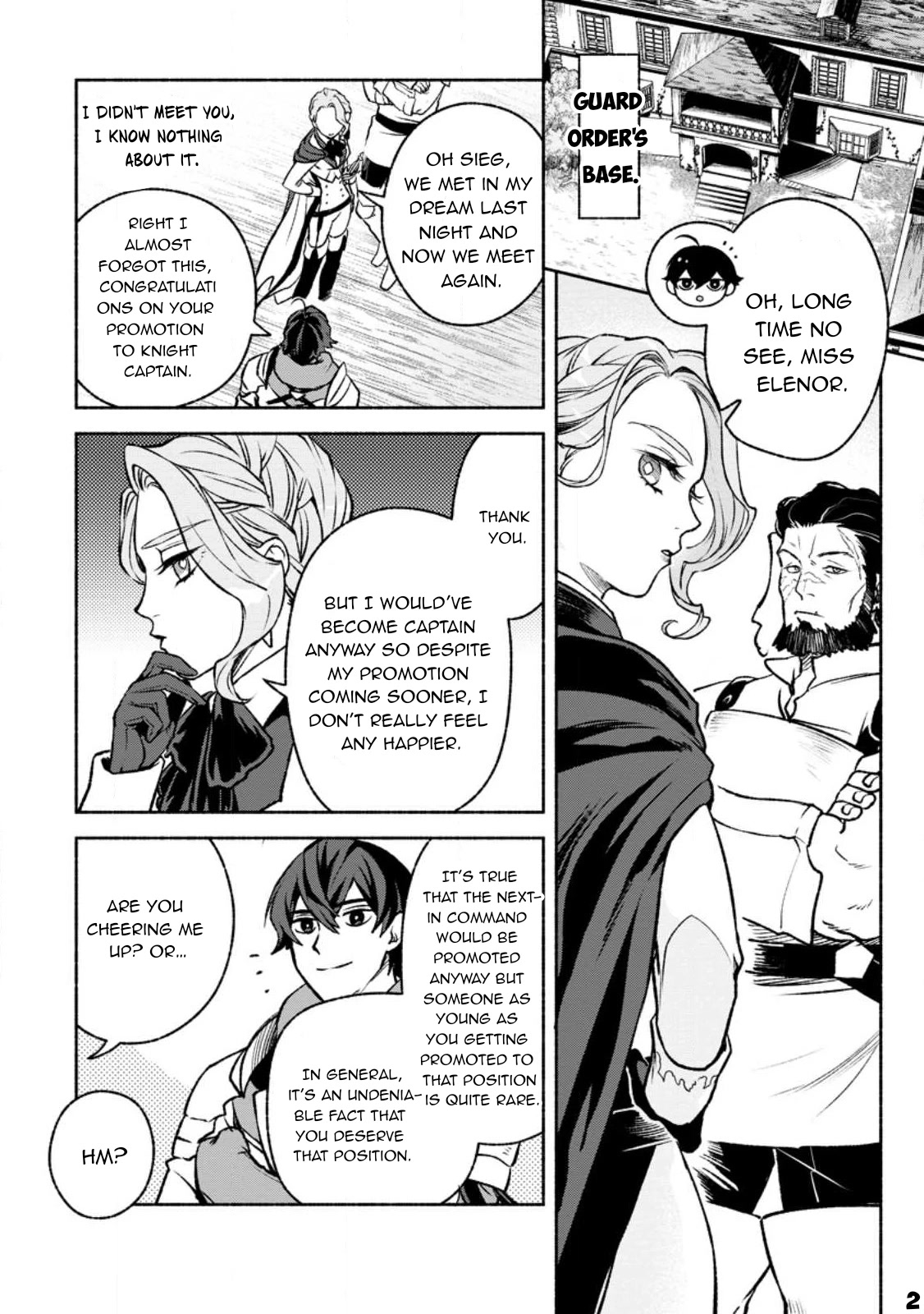 Sono Monban, Saikyou Nitsuki: Tsuihou Sareta Bougyo Ryoku 9999 no Senshi, Outo no Monban Toshite Musou Suru Chapter 22 page 3 - Chapter 22