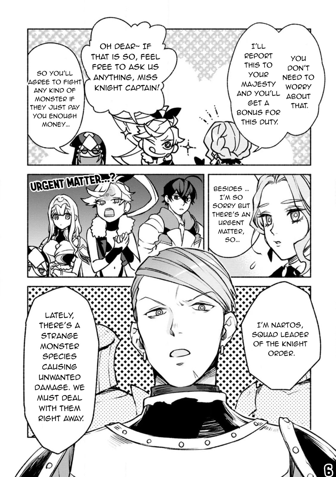 Sono Monban, Saikyou Nitsuki: Tsuihou Sareta Bougyo Ryoku 9999 no Senshi, Outo no Monban Toshite Musou Suru Chapter 22 page 7 - Chapter 22
