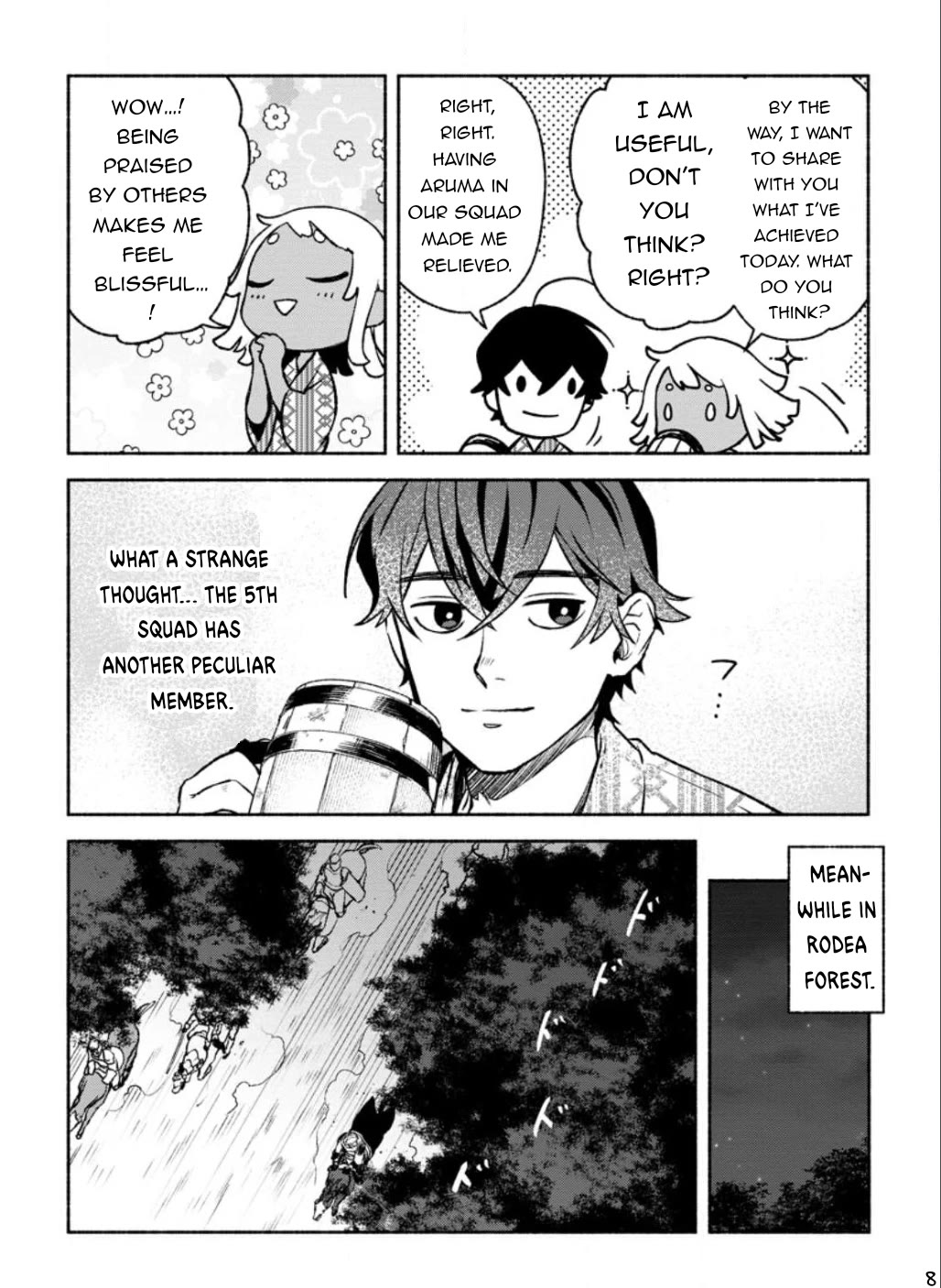 Sono Monban, Saikyou Nitsuki: Tsuihou Sareta Bougyo Ryoku 9999 no Senshi, Outo no Monban Toshite Musou Suru Chapter 23 page 29 - Chapter 23