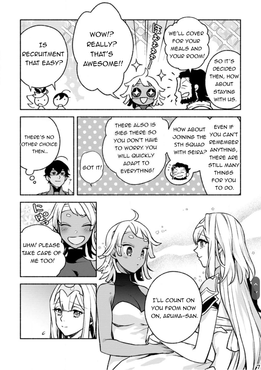 Sono Monban, Saikyou Nitsuki: Tsuihou Sareta Bougyo Ryoku 9999 no Senshi, Outo no Monban Toshite Musou Suru Chapter 23 page 8 - Chapter 23