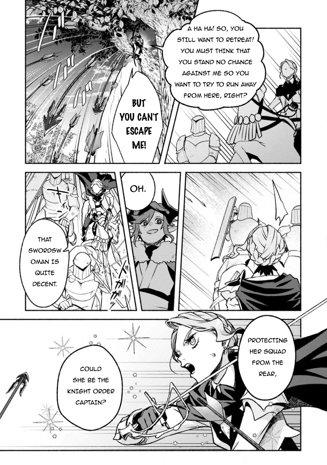 Sono Monban, Saikyou Nitsuki: Tsuihou Sareta Bougyo Ryoku 9999 no Senshi, Outo no Monban Toshite Musou Suru Chapter 24 page 10 - Chapter 24