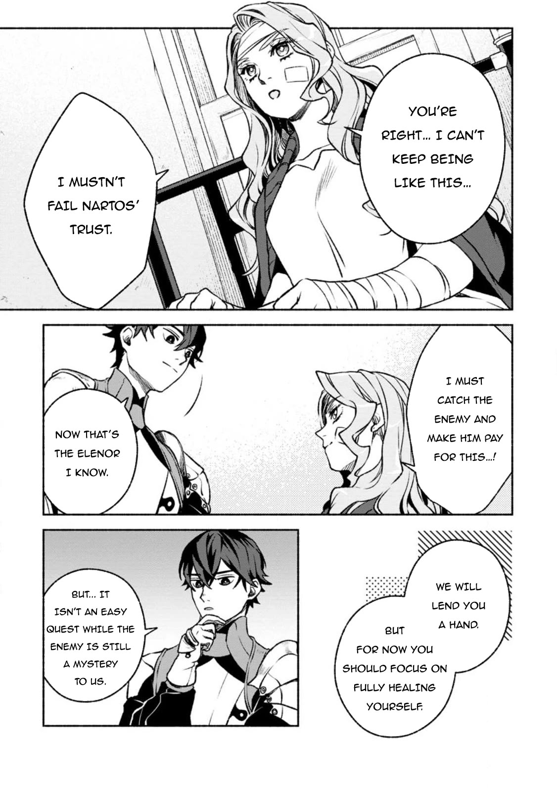 Sono Monban, Saikyou Nitsuki: Tsuihou Sareta Bougyo Ryoku 9999 no Senshi, Outo no Monban Toshite Musou Suru Chapter 24 page 18 - Chapter 24