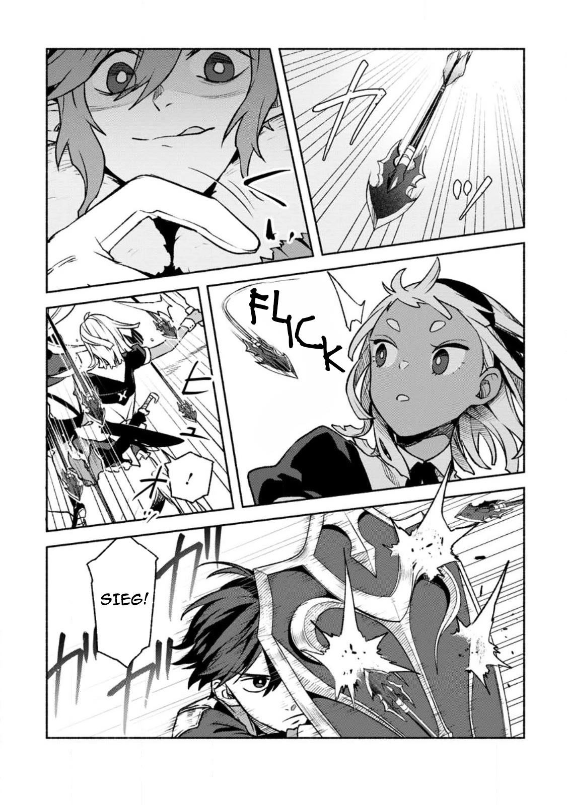 Sono Monban, Saikyou Nitsuki: Tsuihou Sareta Bougyo Ryoku 9999 no Senshi, Outo no Monban Toshite Musou Suru Chapter 24 page 25 - Chapter 24