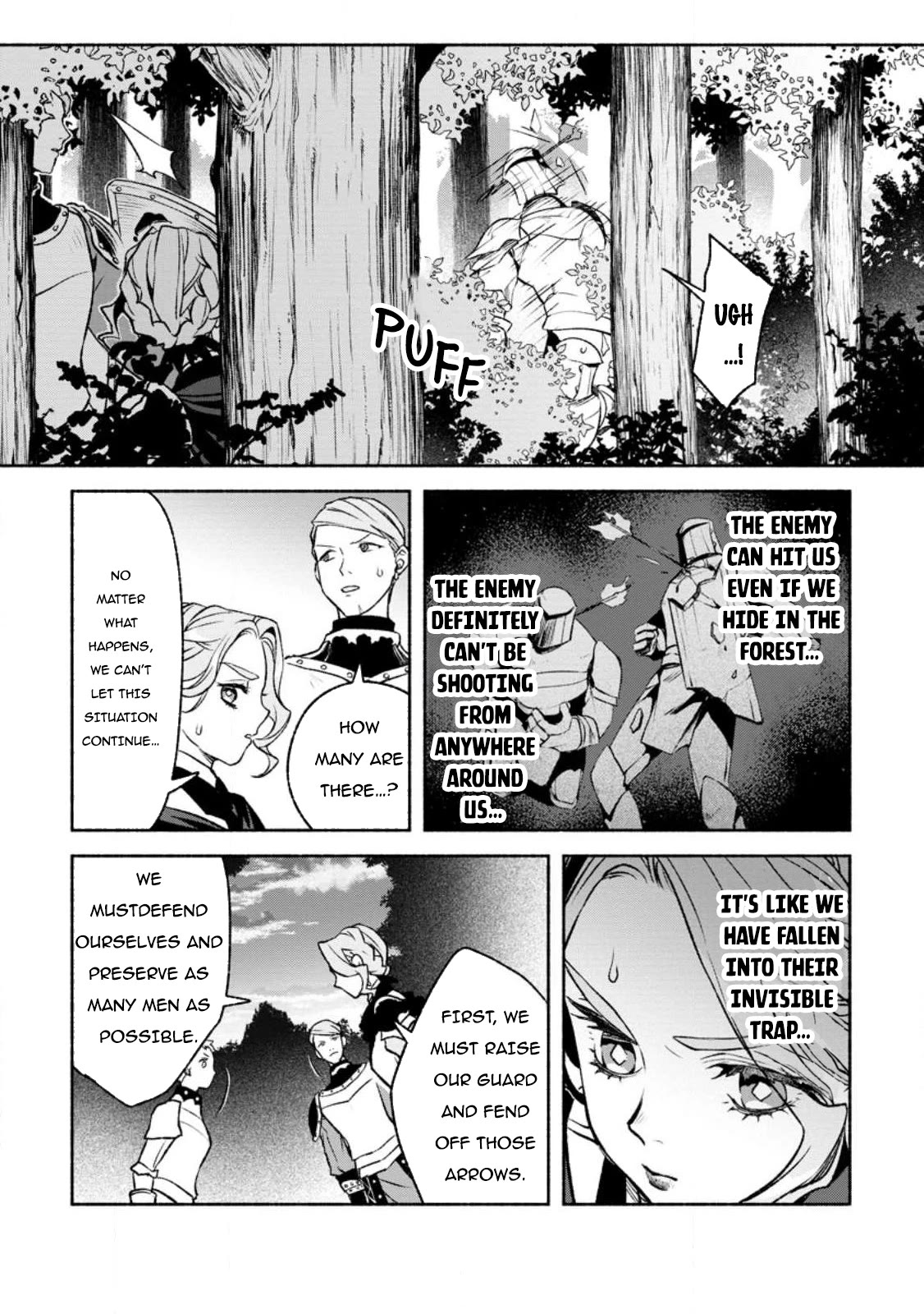 Sono Monban, Saikyou Nitsuki: Tsuihou Sareta Bougyo Ryoku 9999 no Senshi, Outo no Monban Toshite Musou Suru Chapter 24 page 8 - Chapter 24