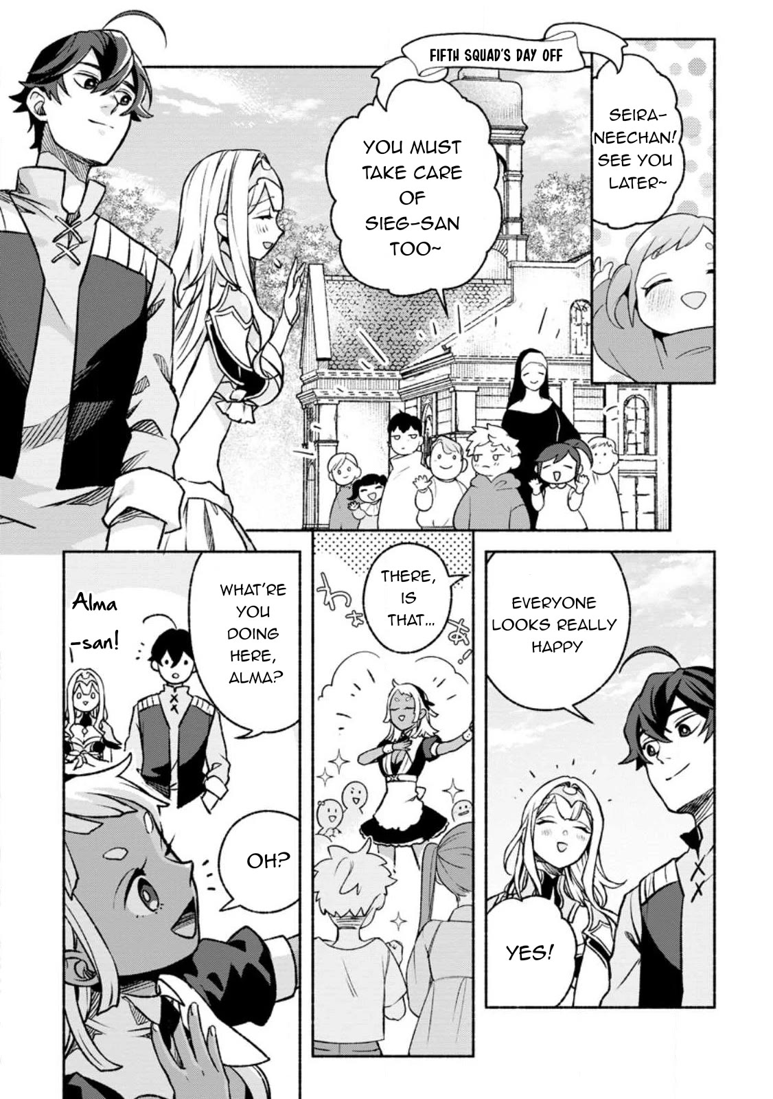 Sono Monban, Saikyou Nitsuki: Tsuihou Sareta Bougyo Ryoku 9999 no Senshi, Outo no Monban Toshite Musou Suru Chapter 25 page 19 - Chapter 25