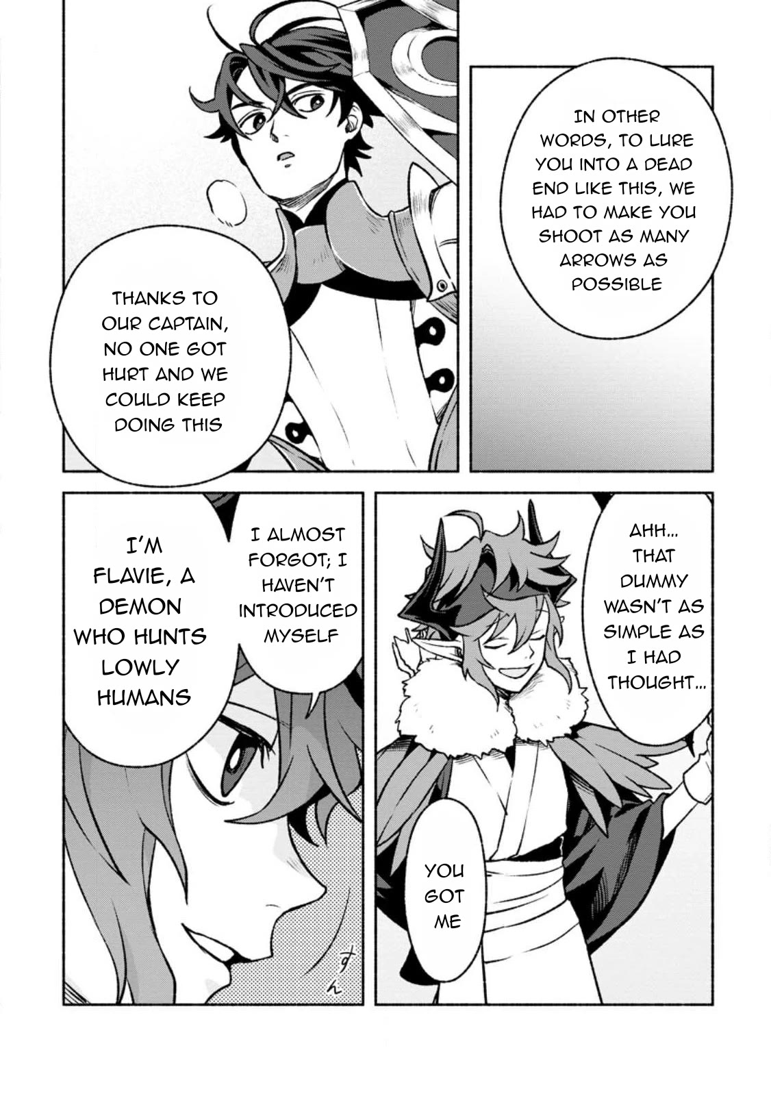 Sono Monban, Saikyou Nitsuki: Tsuihou Sareta Bougyo Ryoku 9999 no Senshi, Outo no Monban Toshite Musou Suru Chapter 25 page 5 - Chapter 25