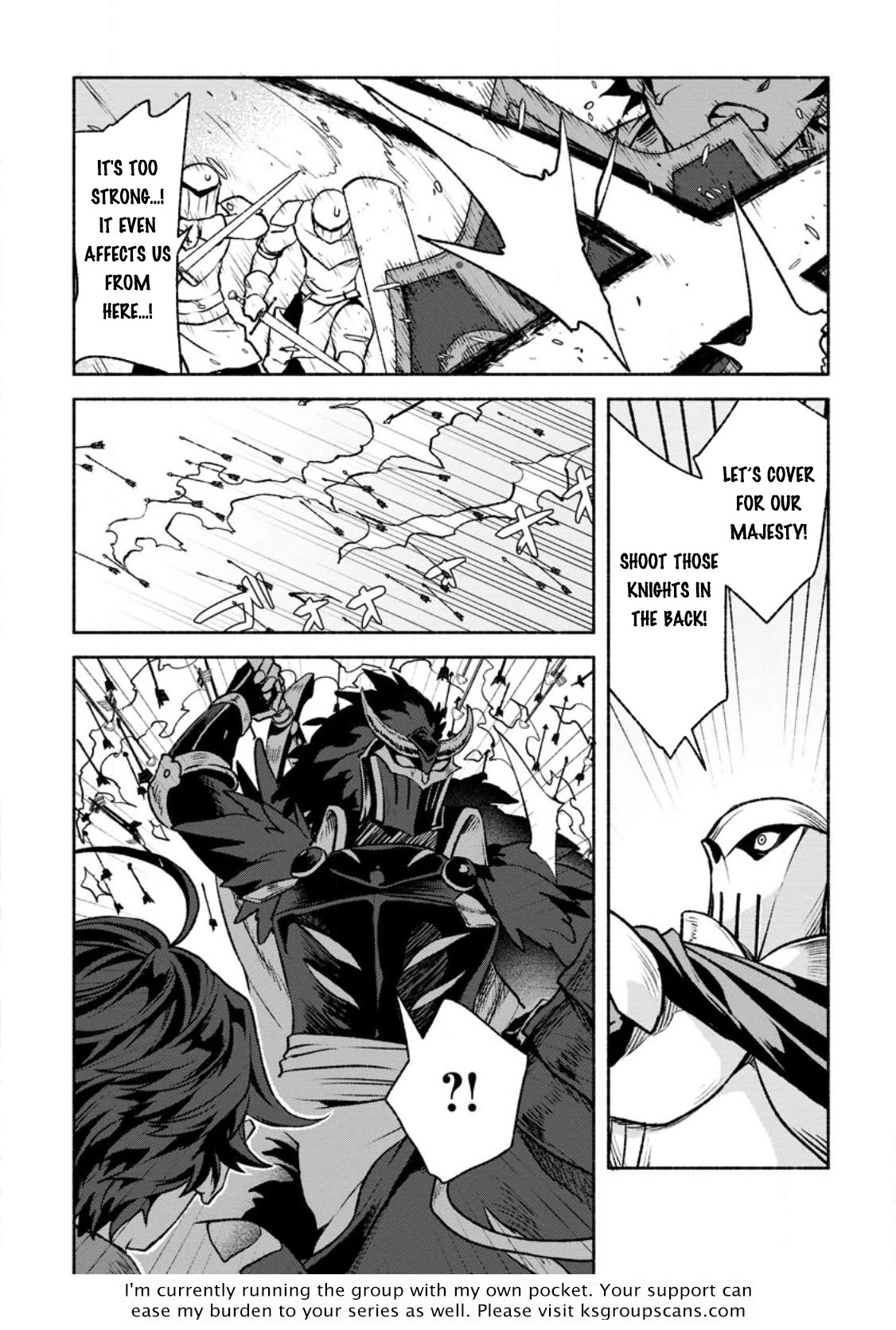 Sono Monban, Saikyou Nitsuki: Tsuihou Sareta Bougyo Ryoku 9999 no Senshi, Outo no Monban Toshite Musou Suru Chapter 26 page 13 - Chapter 26