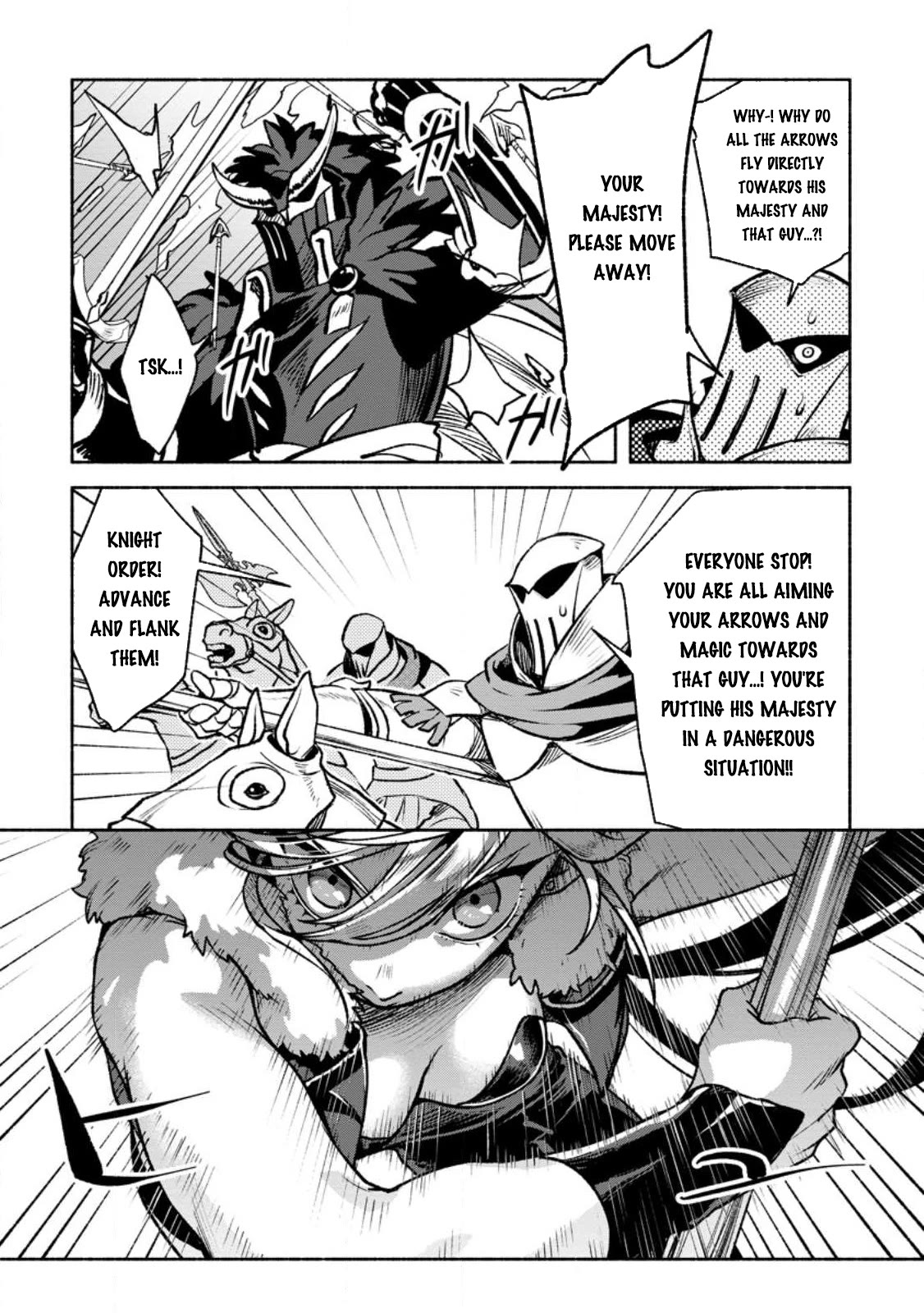 Sono Monban, Saikyou Nitsuki: Tsuihou Sareta Bougyo Ryoku 9999 no Senshi, Outo no Monban Toshite Musou Suru Chapter 26 page 14 - Chapter 26
