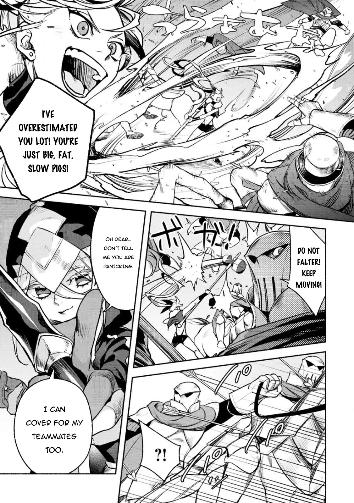 Sono Monban, Saikyou Nitsuki: Tsuihou Sareta Bougyo Ryoku 9999 no Senshi, Outo no Monban Toshite Musou Suru Chapter 26 page 16 - Chapter 26
