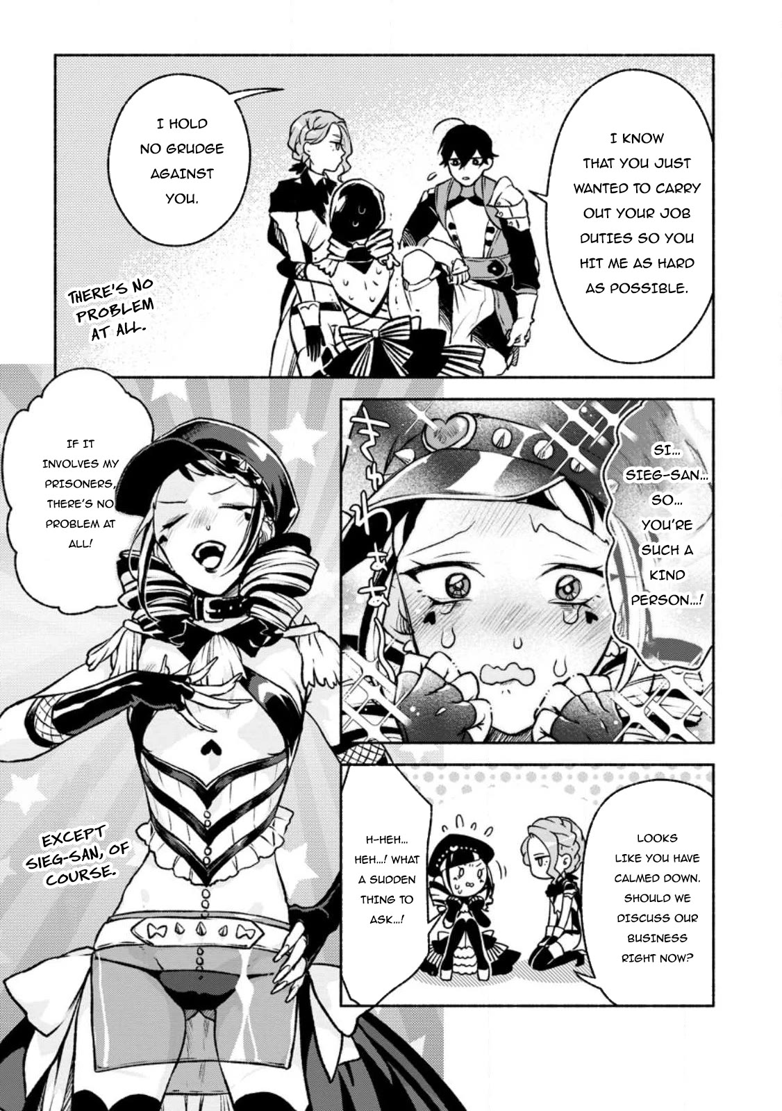 Sono Monban, Saikyou Nitsuki: Tsuihou Sareta Bougyo Ryoku 9999 no Senshi, Outo no Monban Toshite Musou Suru Chapter 26 page 30 - Chapter 26